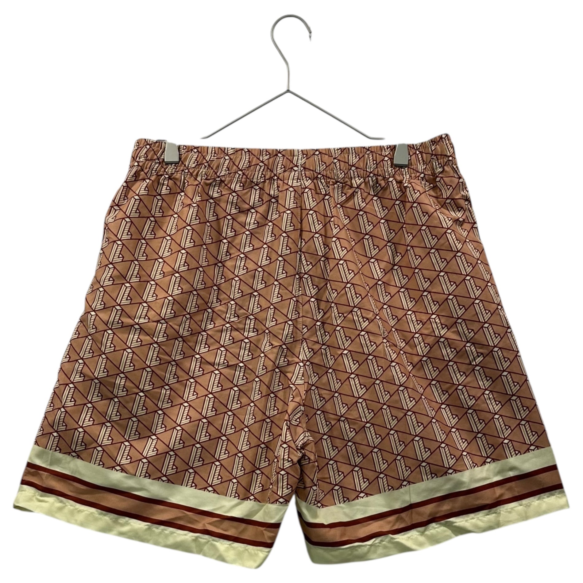 LACOSTE(ラコステ) Monogram Shorts モノグラム ショーツ ハーフ パンツ GH9928 00 F91 L ピンク