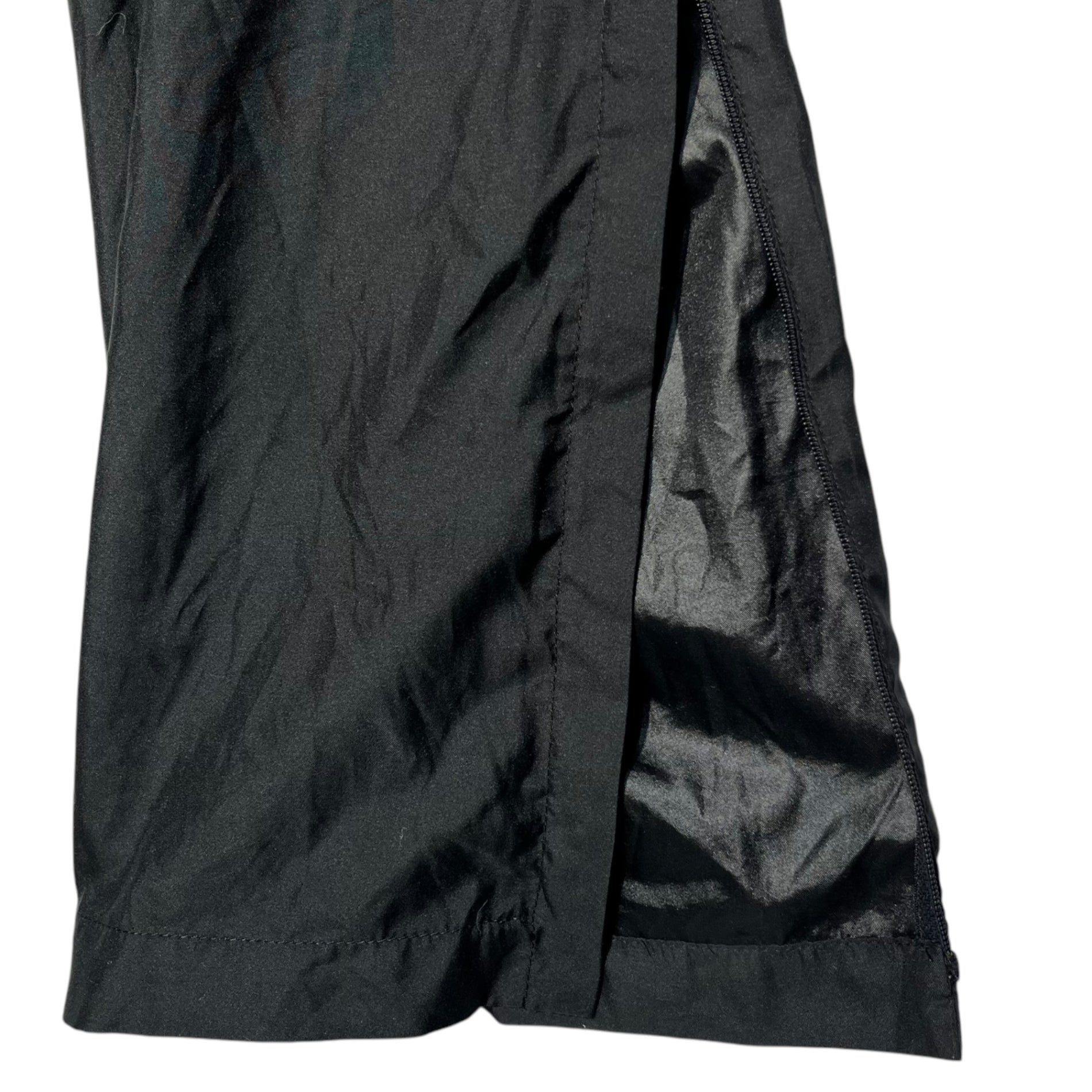 PRADA SPORT(プラダスポーツ) 00's Hem zip logo tech pants 裾 ジップ ロゴ テック パンツ 48(M程度) ブラック Y2K トラック ジャージ