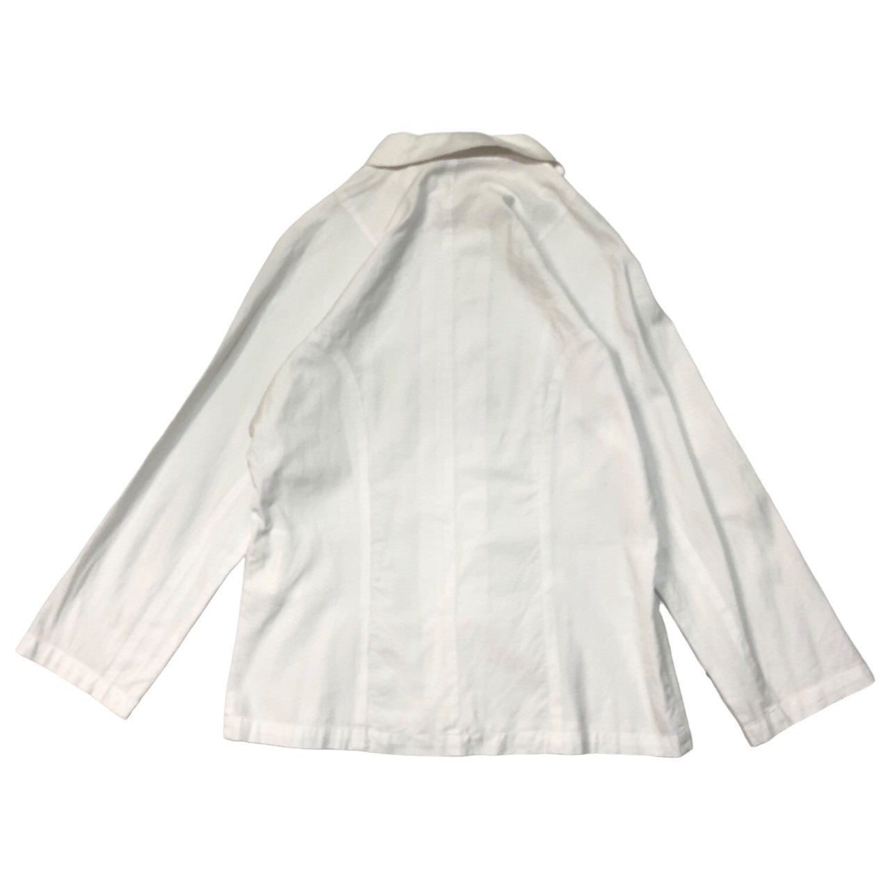 COMME des GARCONS(コムデギャルソン) 15AW Round collar short length long sleeve shirt/丸襟ショート丈長袖シャツ/ブラウス GP-B020 XS ホワイト
