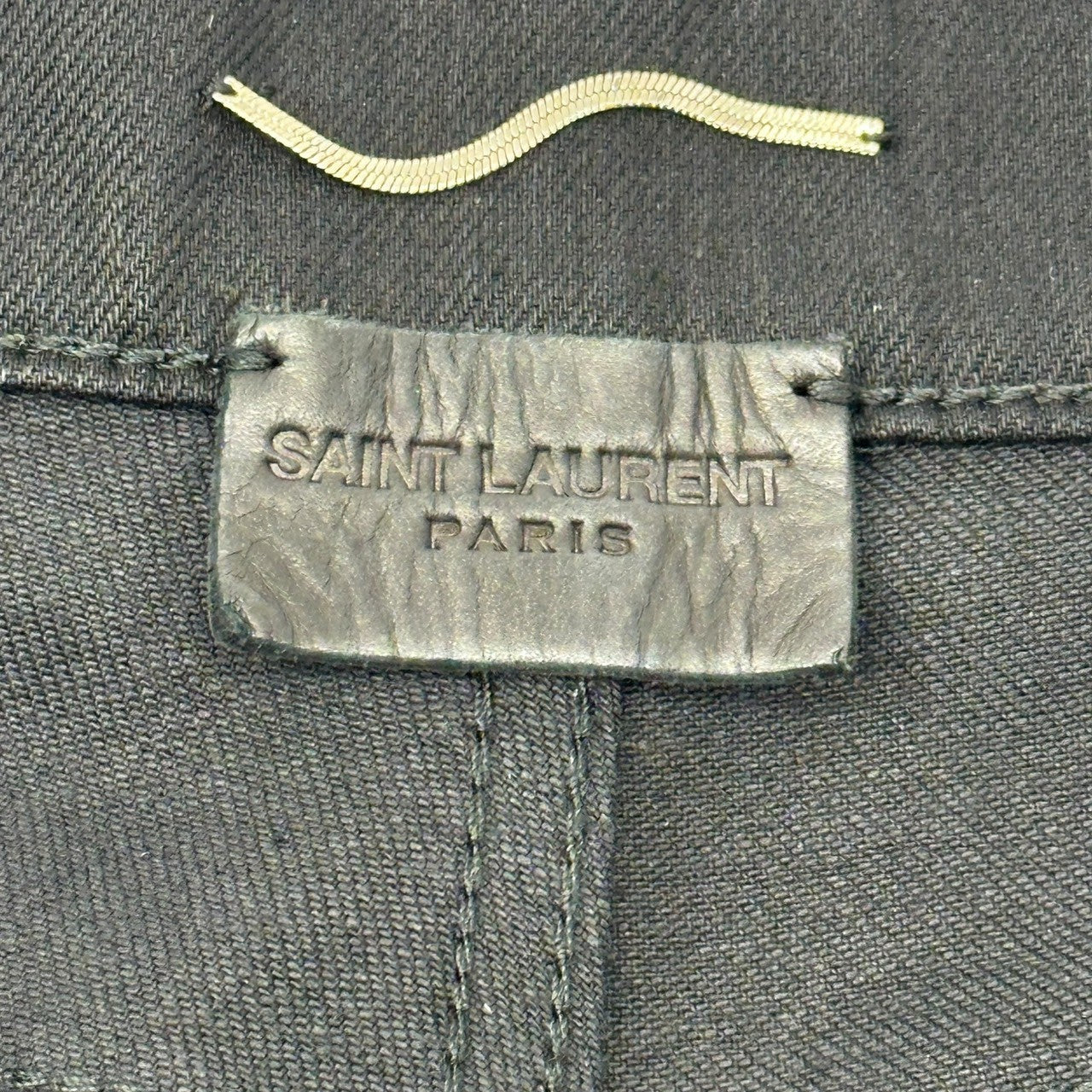 SAINT LAURENT(サンローラン) 17SS Black Skinny Denim Pants ブラック スキニー デニム パンツ 525173 UP53 2017 01423 34 ブラック