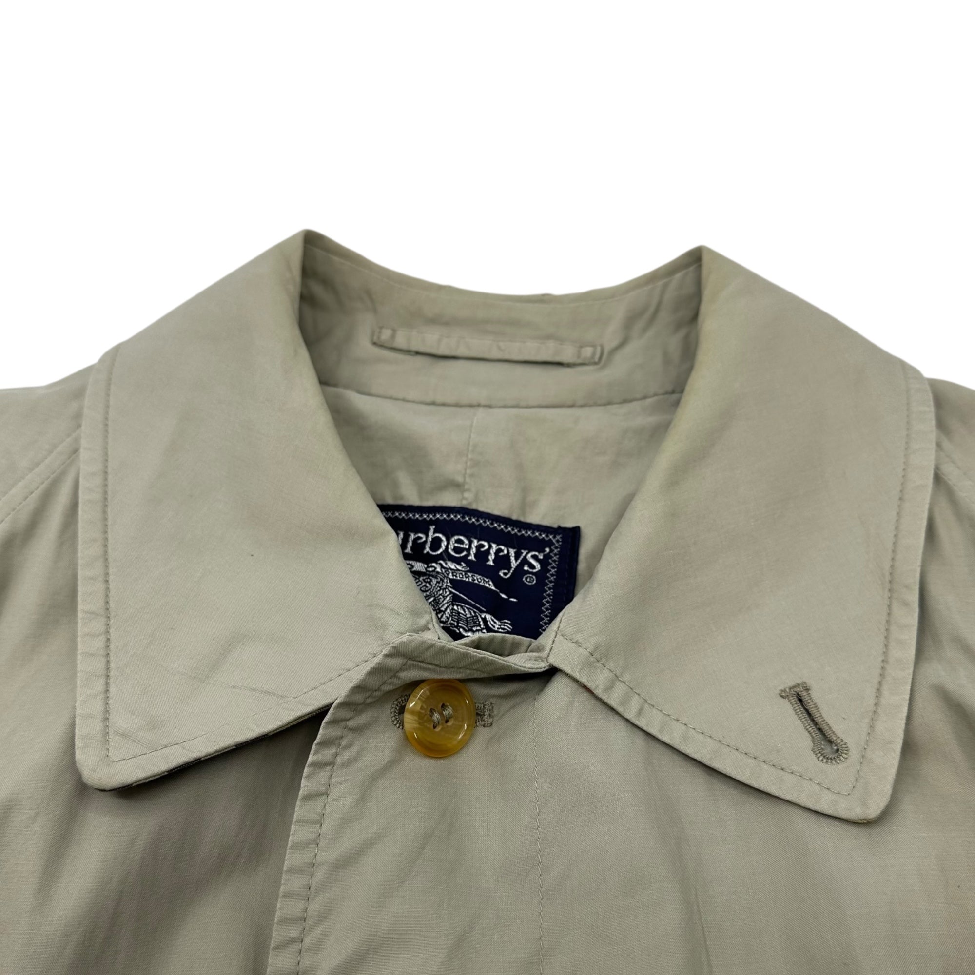 Burberry’s(バーバリーズ) 80's Belted stainless steel collar coat ベルテッド ステンカラー コート B90A(M程度) ベージュ 80年代~ ヴィンテージ