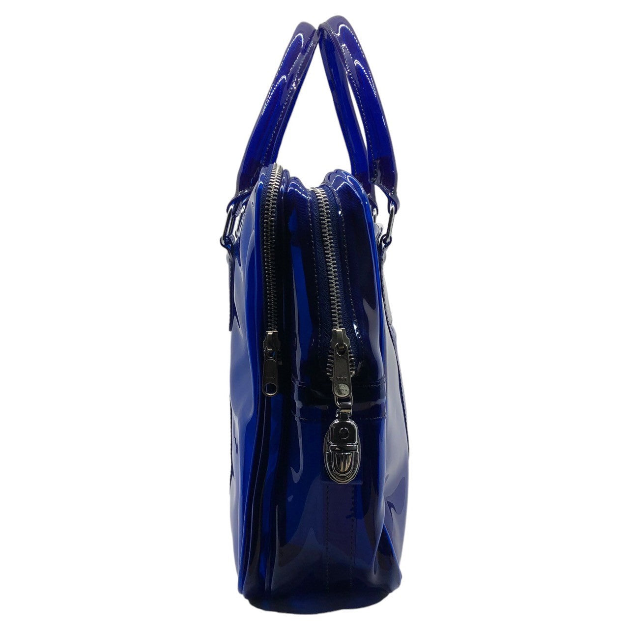 COMME des GARCONS(コムデギャルソン) clear school bag クリア スクール バッグ CO-K 001 ブルー 半透明 ハンドバッグ 塩化ビニール アーカイブ