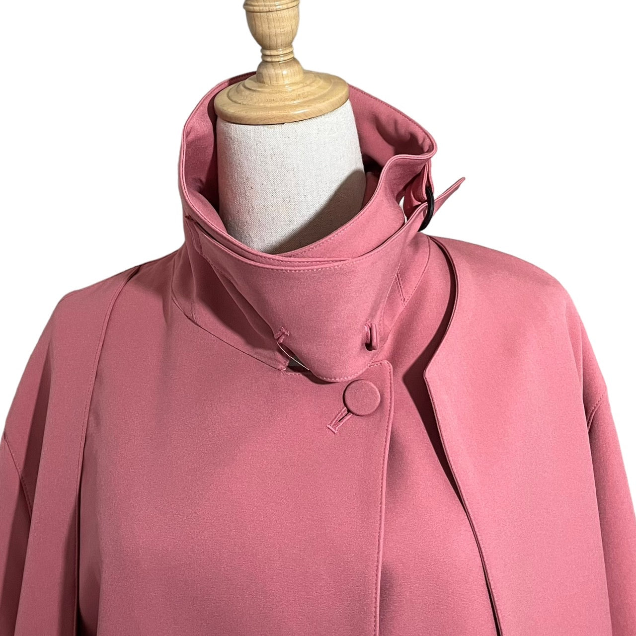 Rokh(ロク) layered double breasted long coat/レイヤードダブルブレストロングコート 00000136681446 SIZE S ピンク