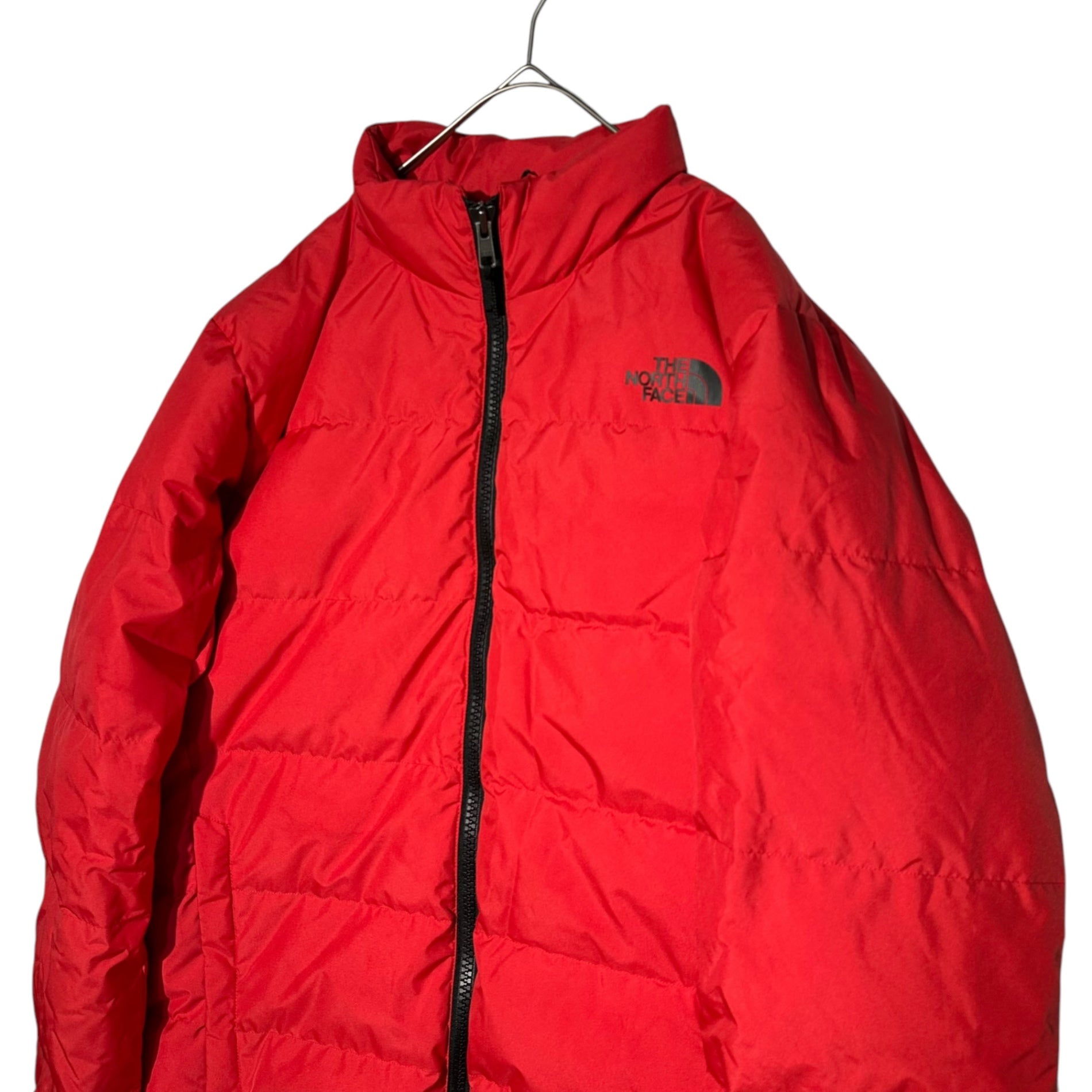 THE NORTH FACE(ノースフェイス) WINDSTOPPER BELAYER ビレイヤー ダウン ジャケット ND91335Z XL レッド アウトドア