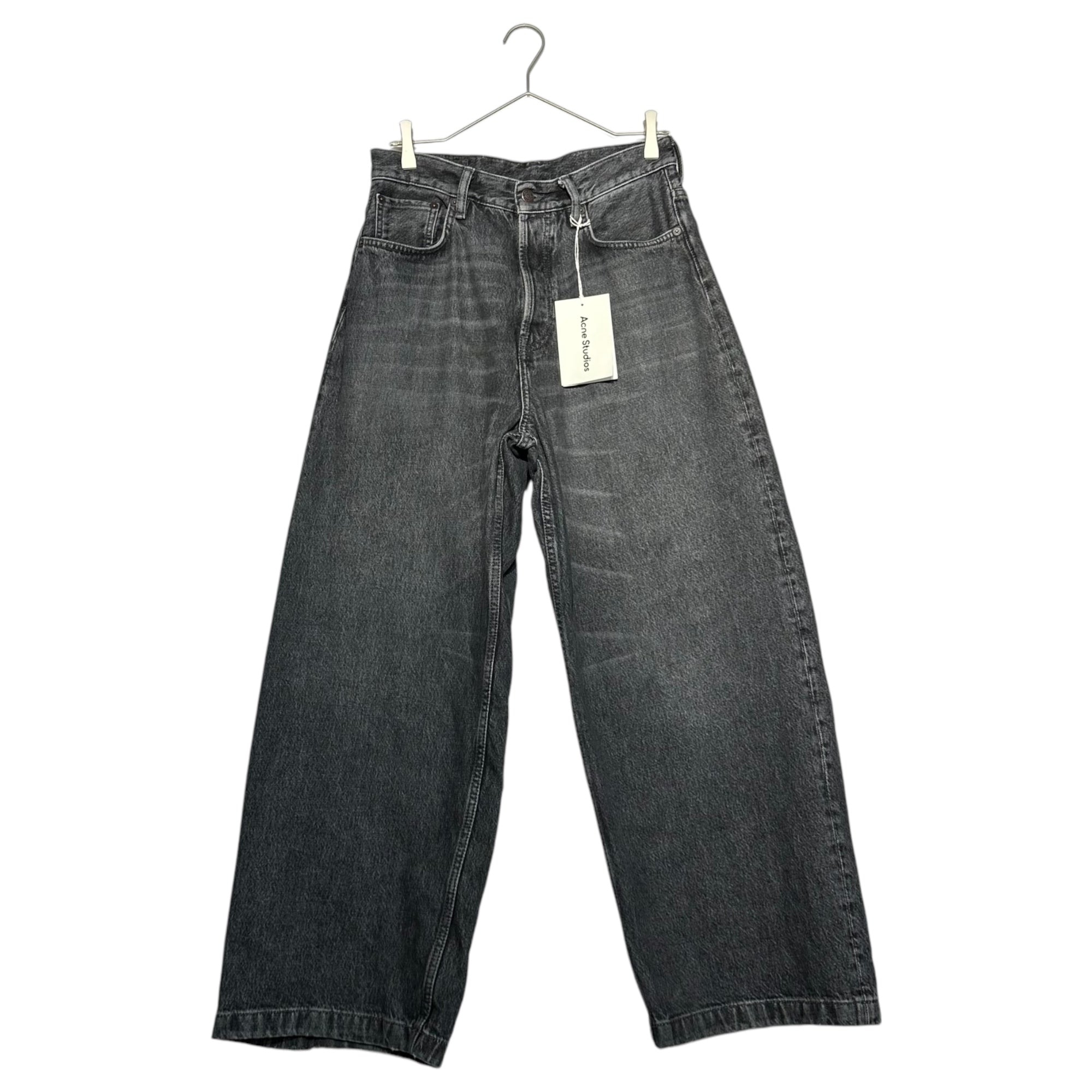 Acne Studios(アクネストゥディオズ) 1989 Ash Black バギー ヴィンテージブラック デニム パンツ B00322 28/30 ブラック ワイド