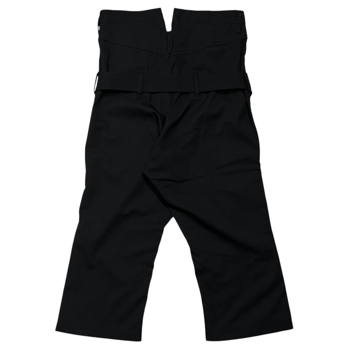 JUNYA WATANABE COMME des GARCONS(ジュンヤワタナベコムデギャルソン) 2006SS Wool Gabardine Sarouel Bondage Pants ウールギャバジン サルエル ボンテージ パンツ JQ-P006 SS ブラック AD2005 アーカイブ