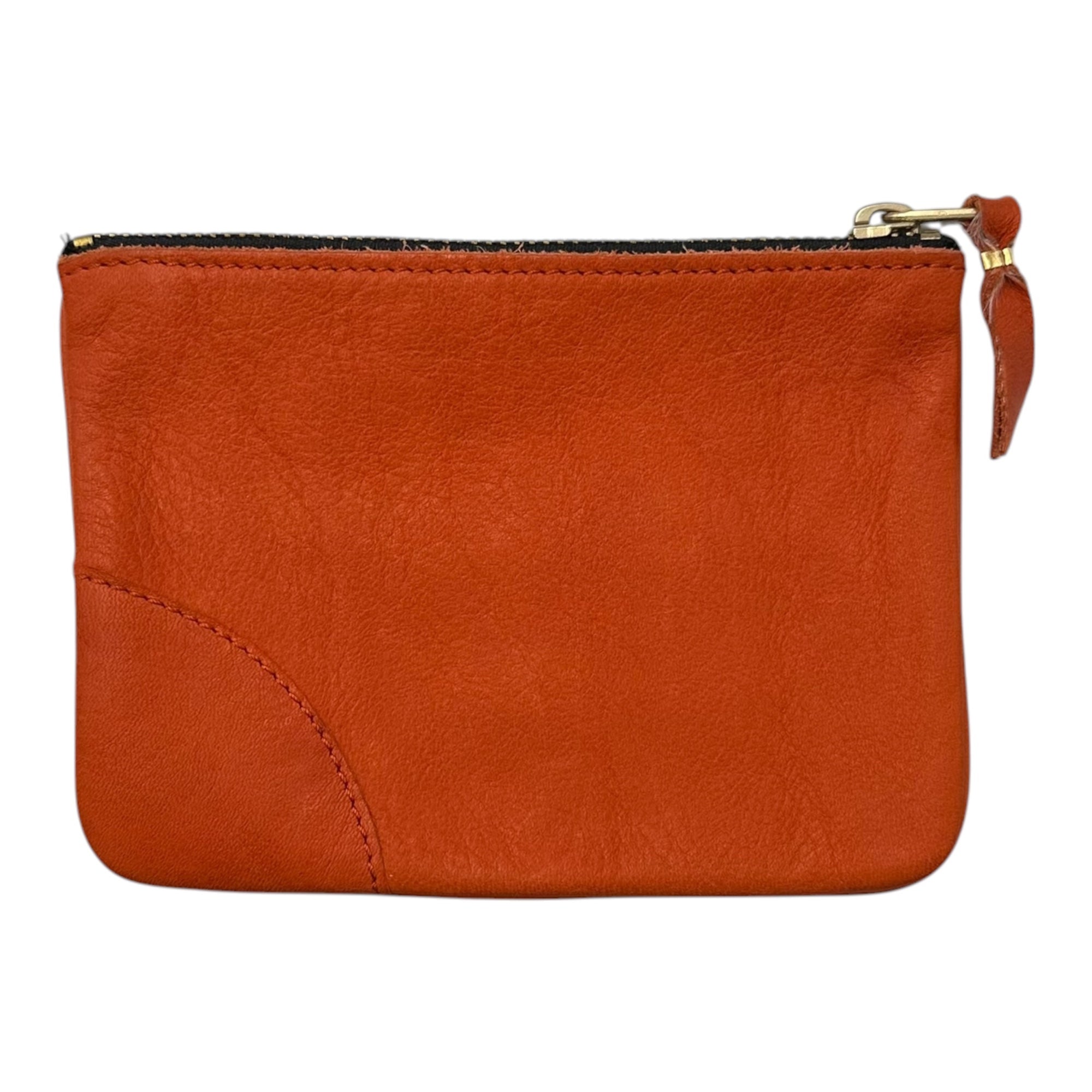 COMME des GARCONS(コムデギャルソン) WASHED WALLET ZIP POUCH ウォッシュド ウォレット ジップ ポーチ SA8100WW FREE オレンジ