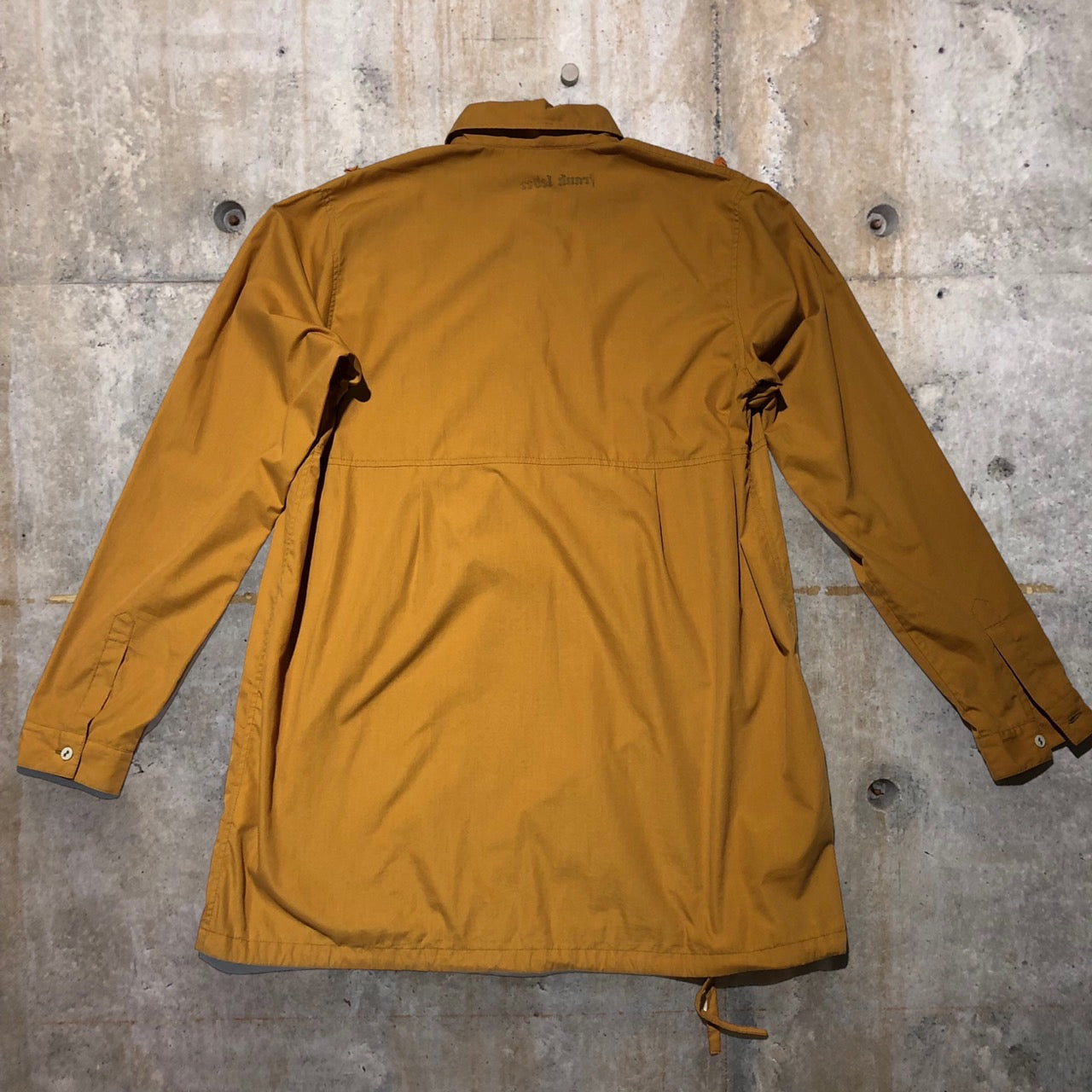 FRANK LEDER(フランクリーダー) ドローコードプルオーバーシャツ 0216025 2 イエロー