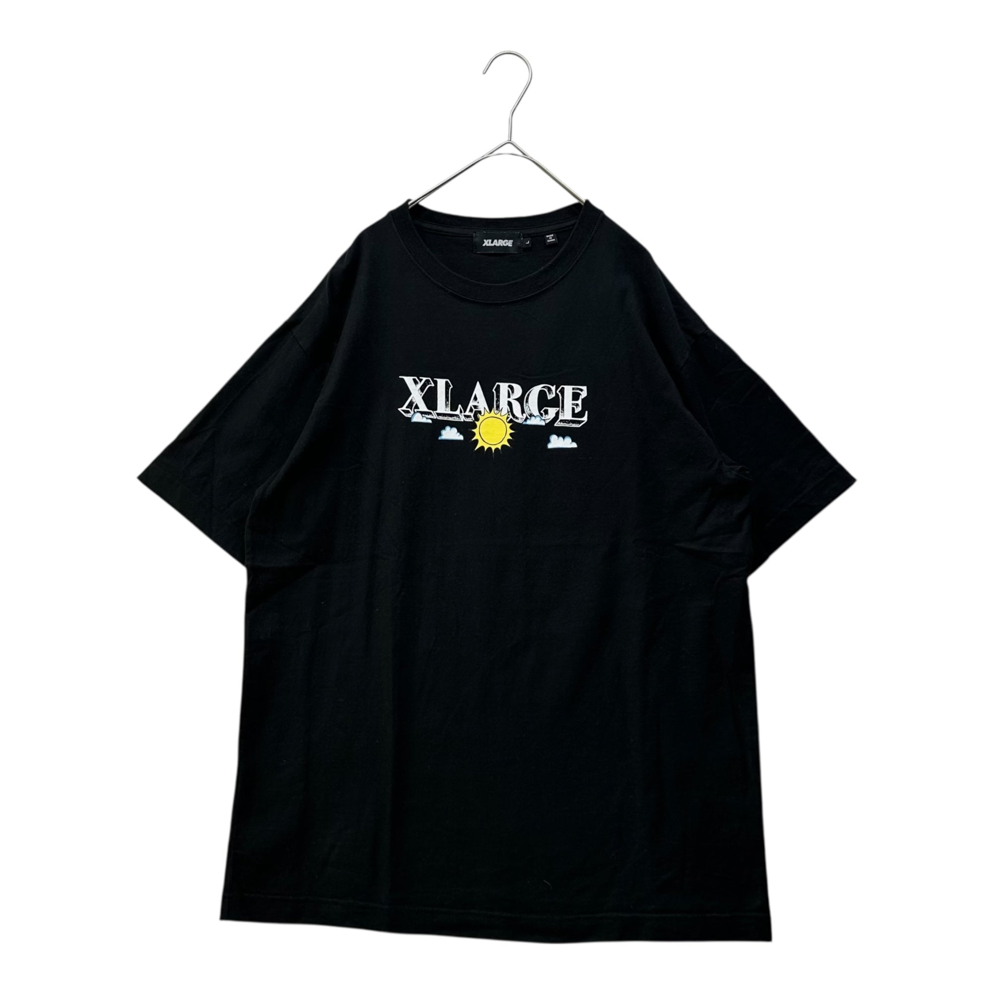 X-LARGE(エクストララージ) Skeleton and Hula Dance Print T-Shirt 骸骨とフラダンス プリント Tシャツ L ブラック