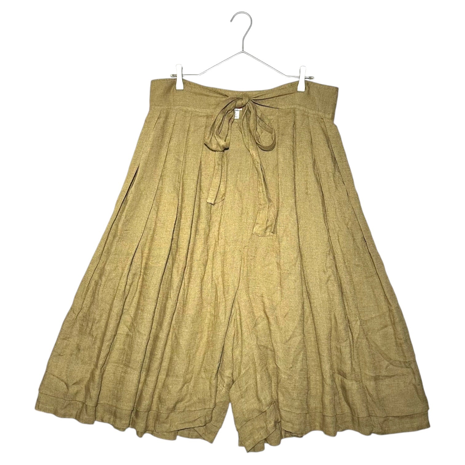 ISSEY MIYAKE(イッセイミヤケ) 70's Toriko Pen Tag Super Wide Hakama Pants 70年代 トリコ筆タグ スーパー ワイド 袴 パンツ MB22496 9 カーキ SAMPLE品 稀少