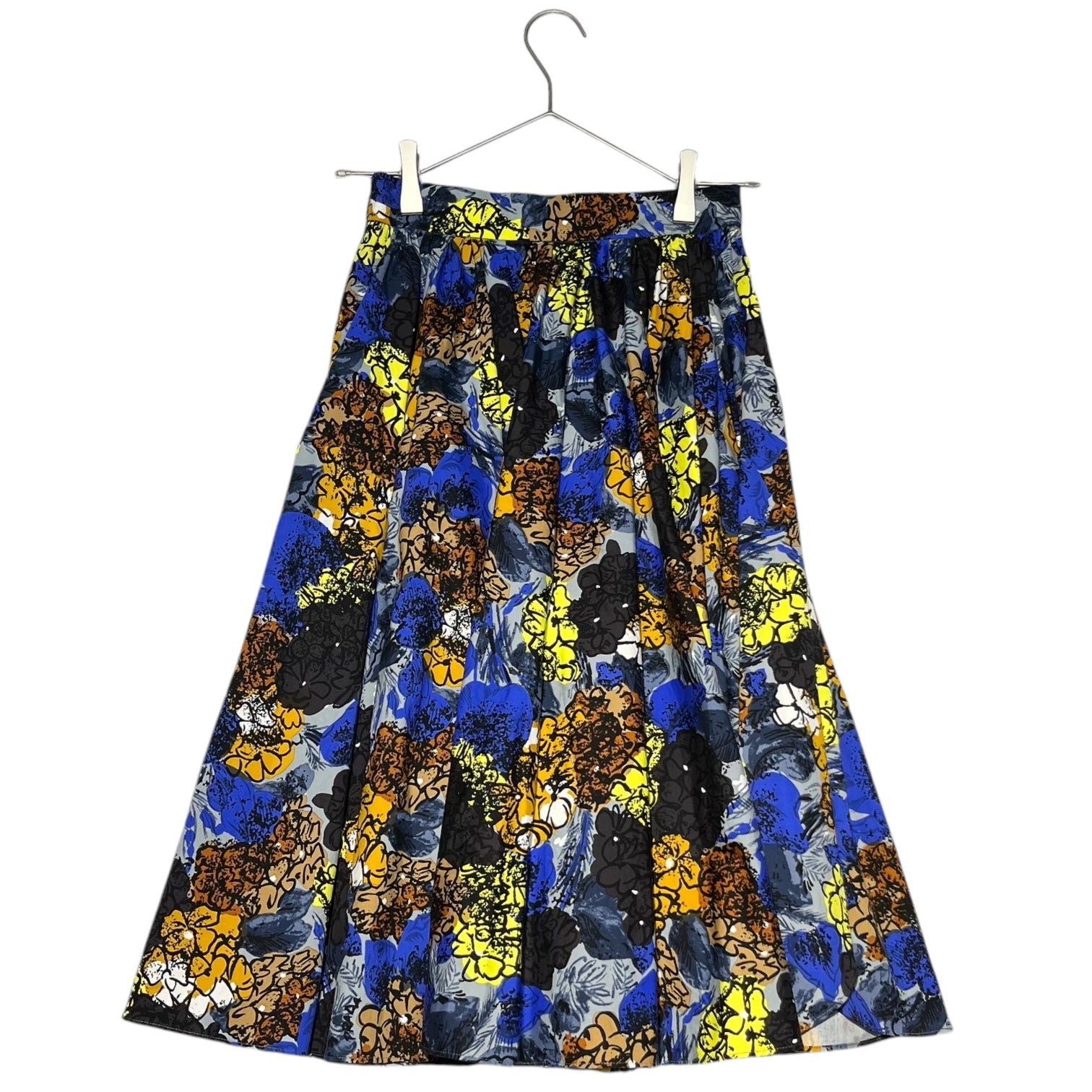 PRADA(プラダ) 17AW All-over flower print flared skirt 総柄 フラワー プリント フレア スカート P114M 36(S程度) ミックス