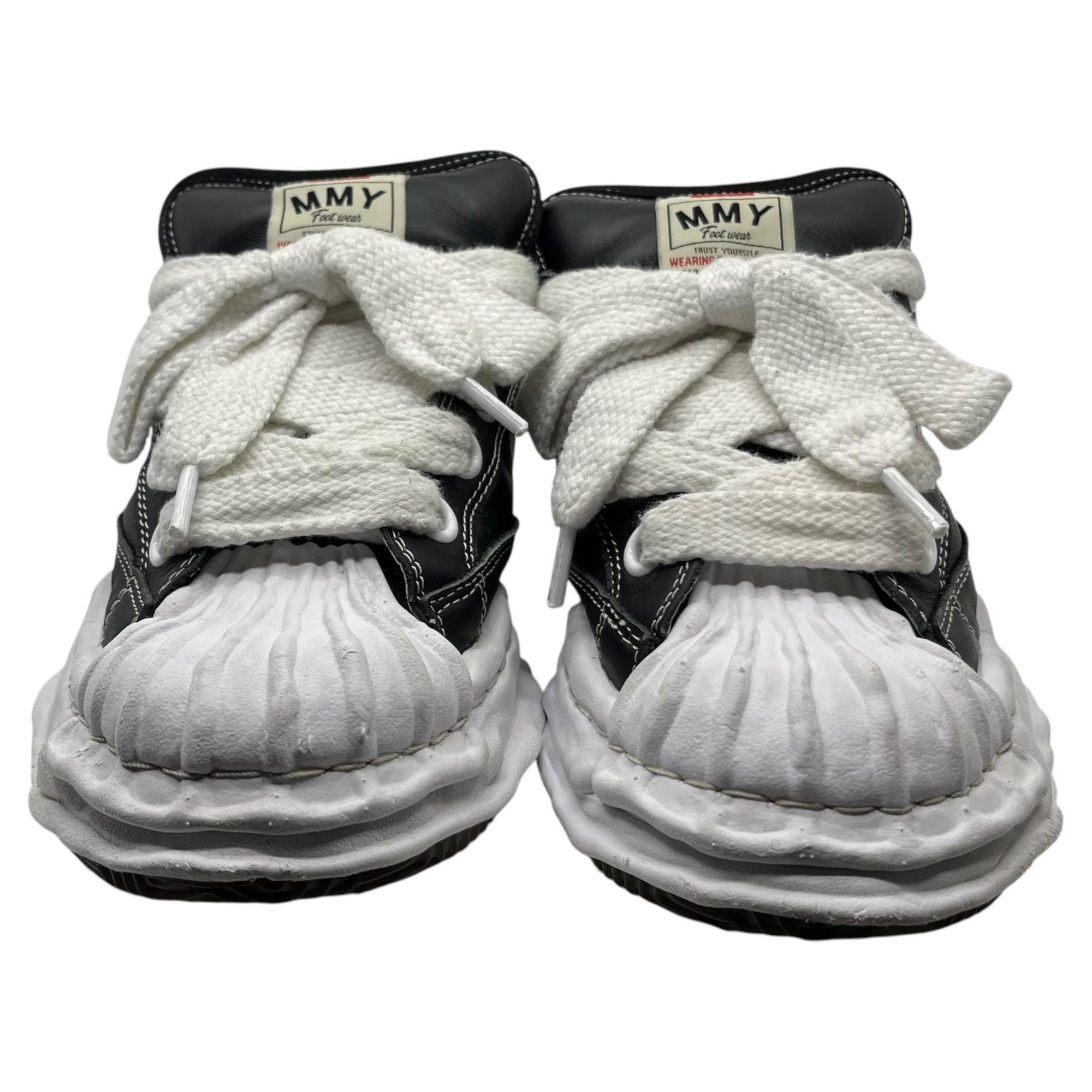 Maison MIHARA YASUHIRO(メゾンミハラヤスヒロ) "BLAKEY" original stc sole leather puffer Low-Top sneaker ブレイキ― レザー スニーカー A12FW723 42(26.5cm程度) ブラック 箱付