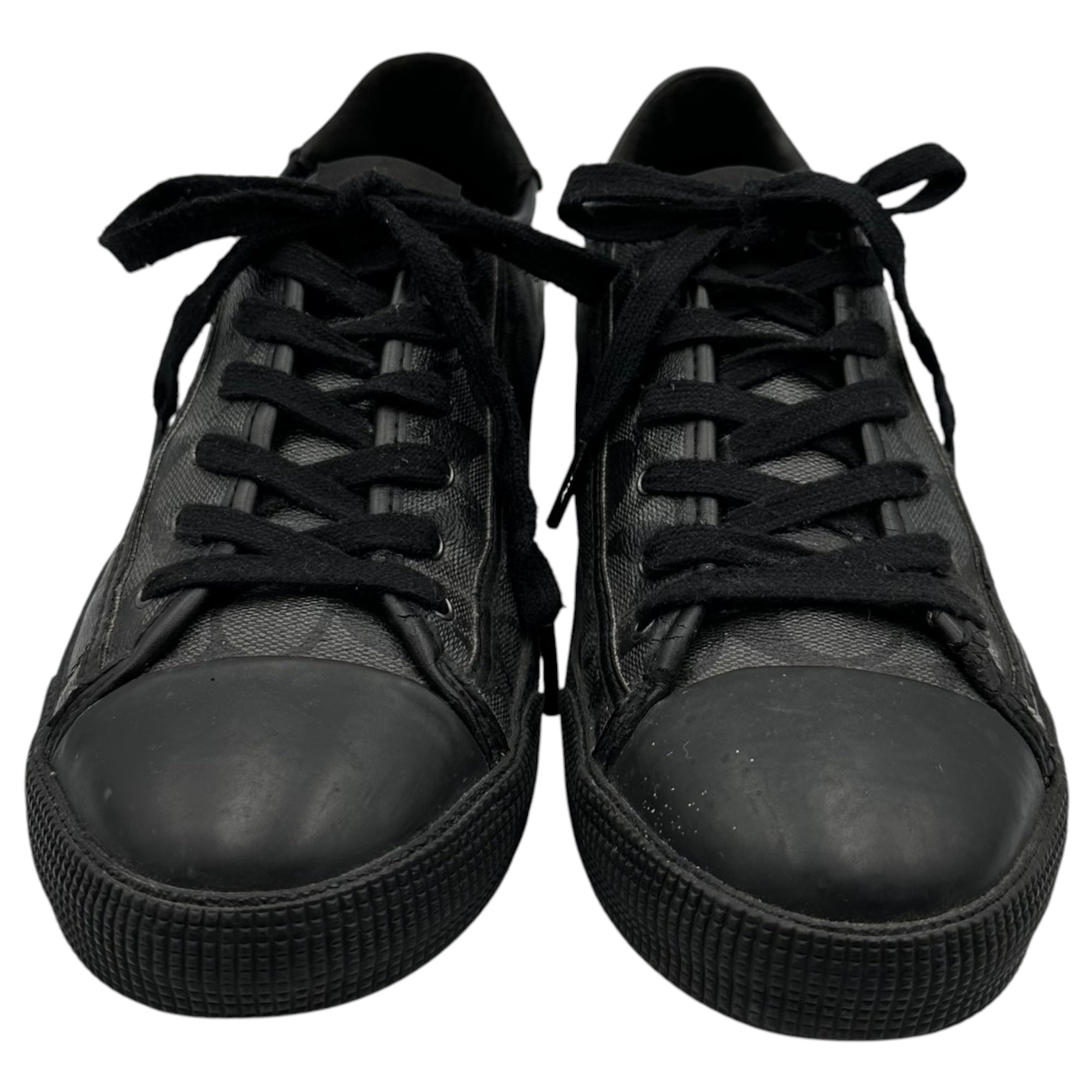 COACH(コーチ) Signature Low-Top Sneakers シグネチャー ローカット スニーカー FG4412 25.5cm グレー×ブラック