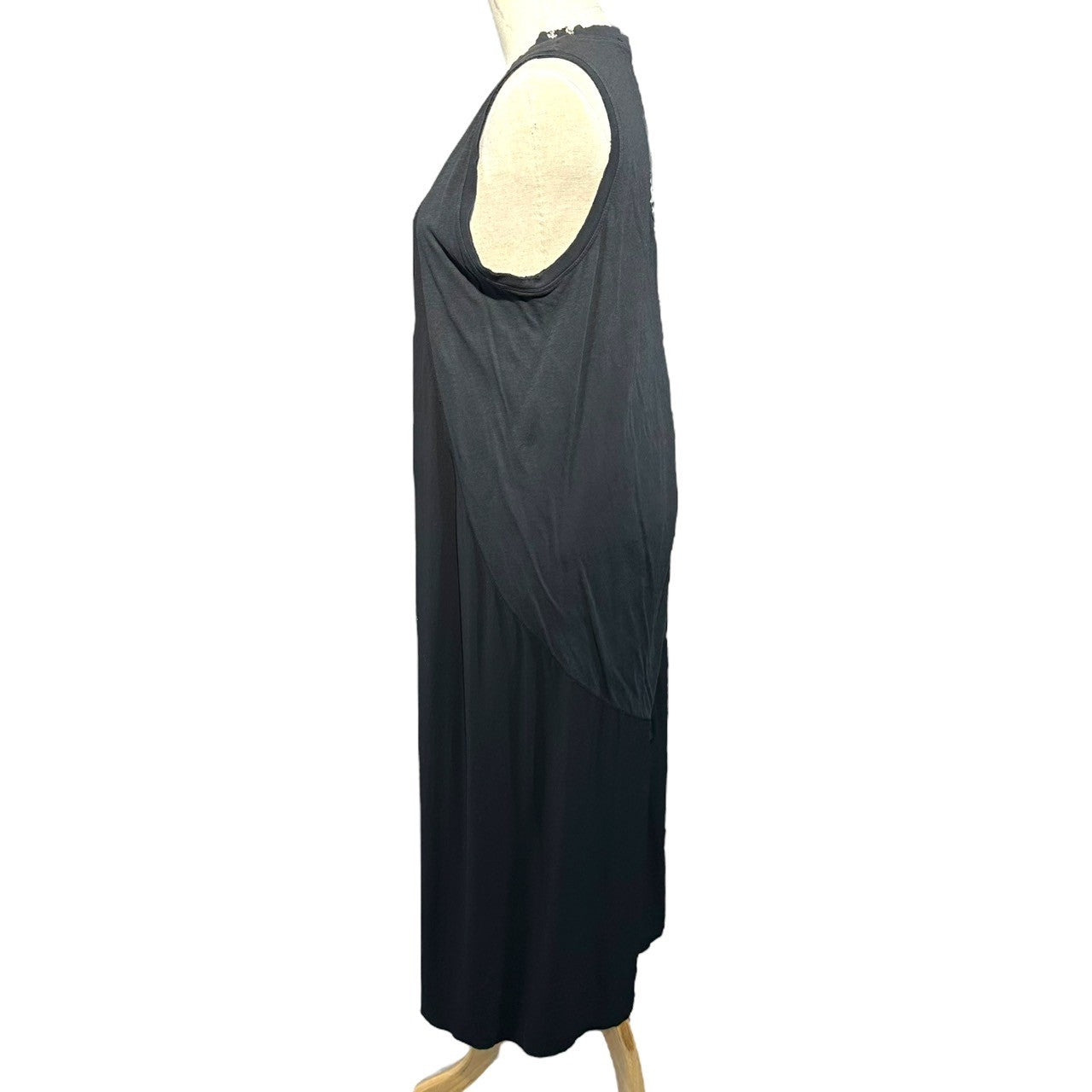 DIESEL(ディーゼル) Sleeveless dress with hook embellishment design フック 装飾 デザイン ノースリーブ ワンピース A62226170 M ブラック