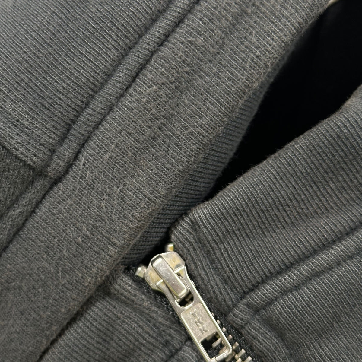 entire studios(エンタイアスタジオ) Full-zip hoodie フルジップアップ フーディー パーカー ES2106 XL ウォッシュブラック