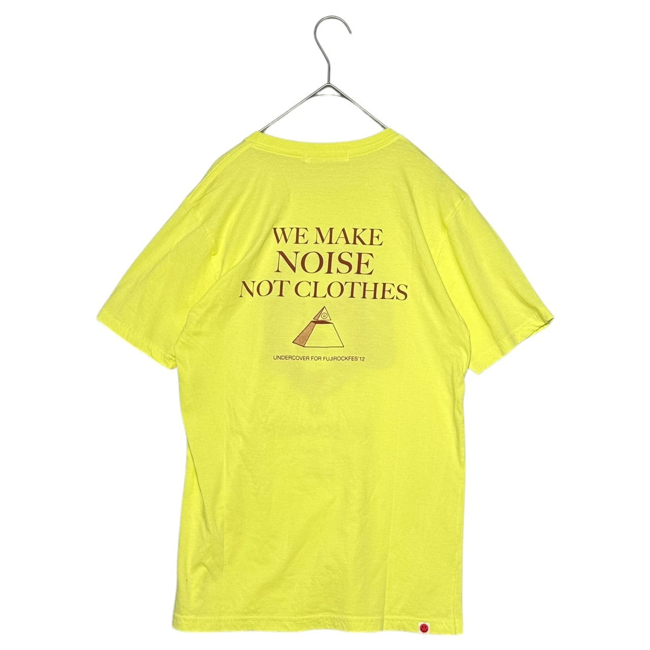 UNDERCOVER(アンダーカバー) 2012's FUJI ROCK COLLECTION J.S.BACH T-SHIRT フジロック バッハ Tシャツ S イエロー×レッド