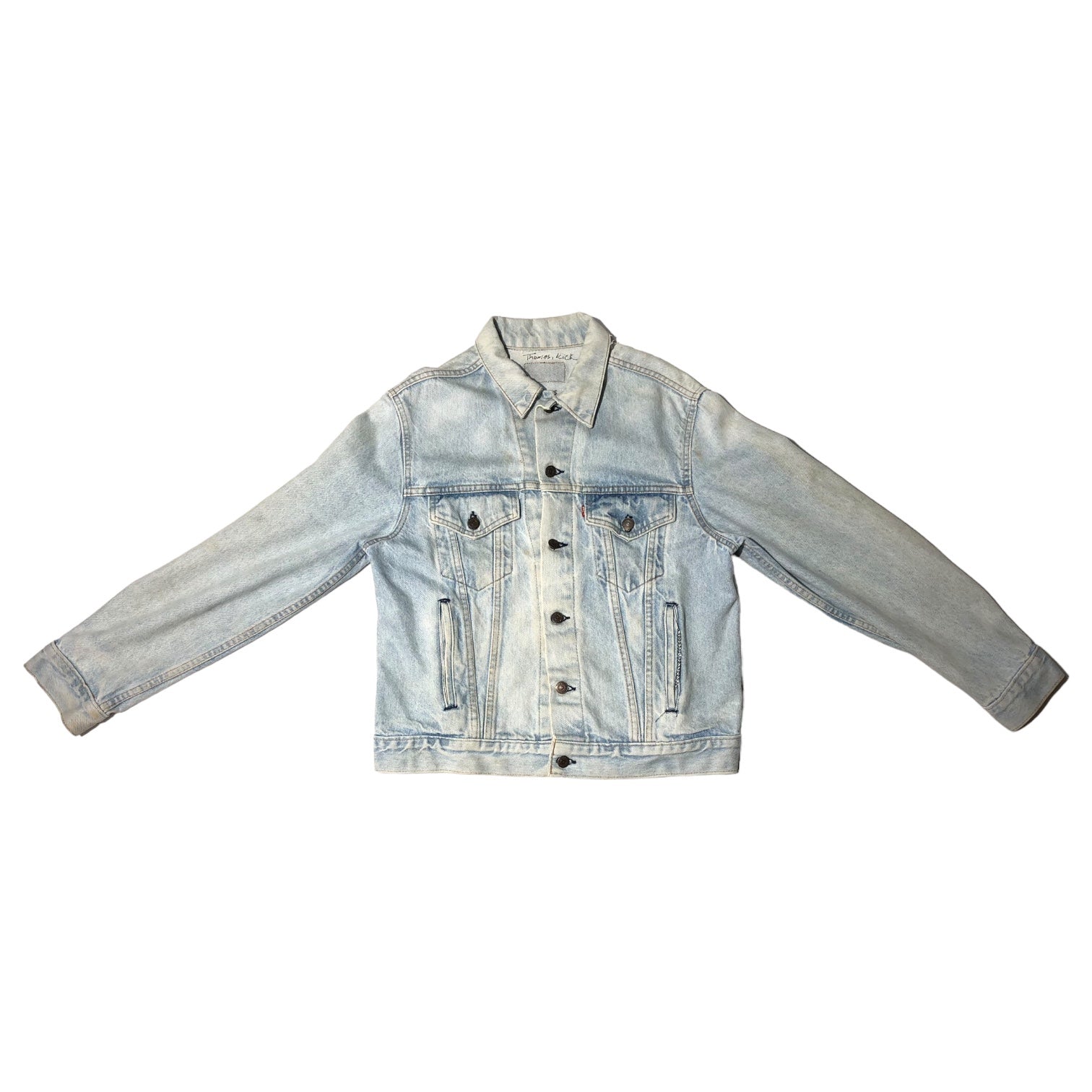 Levi's(リーバイス) 70's~80's 4th ヴィンテージデニムジャケット/トラッカージャケット 70505 表記無し(Mサイズ程度) ライトインディゴ/ブルー系 80年代~90年代