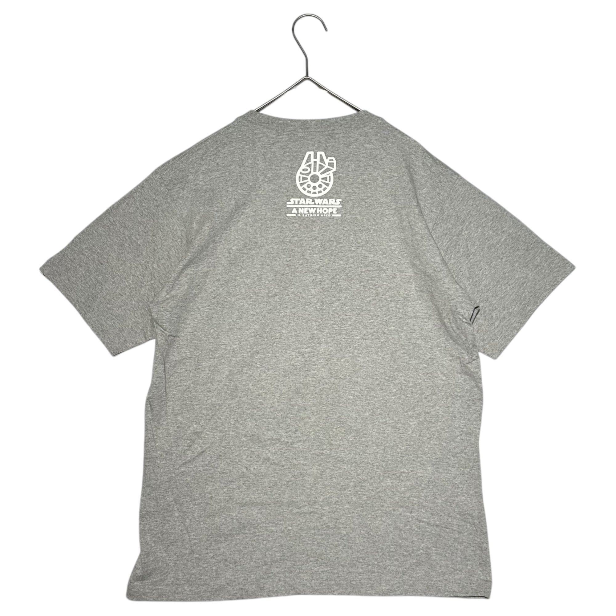 A BATHING APE(アベイシングエイプ) 2011 STAR WARS Milo Chewbacca Tee スターウォーズ チューバッカ マイロ プリント Tシャツ M グレー コラボ