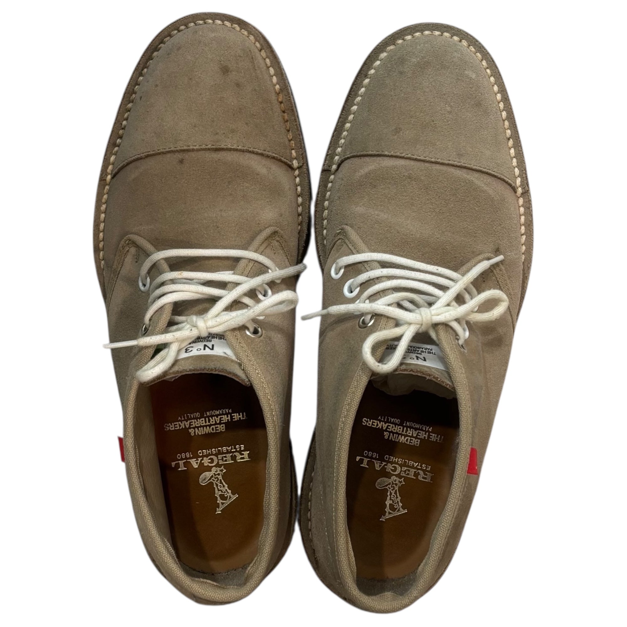 REGAL×BEDWIN(リーガル×ベドウィン) Suede Chukka Boots スウェード チャッカー ブーツ 26cm ベージュ