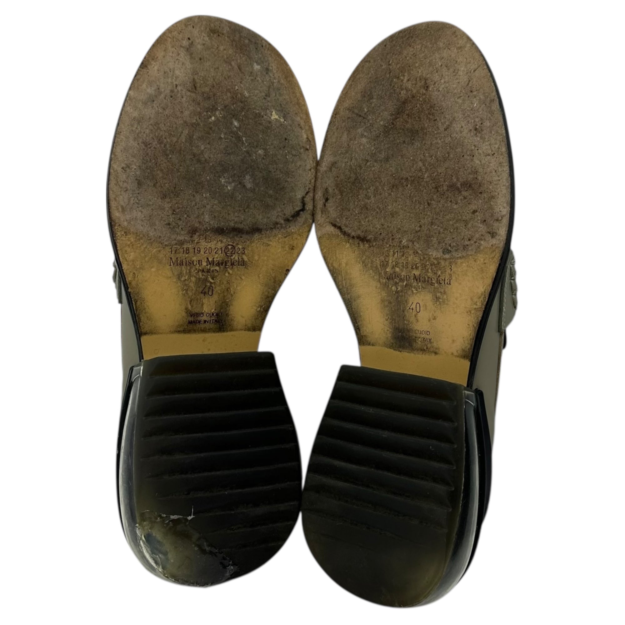 MAISON MARGIELA(メゾンマルジェラ) 20SS Air Sole Coin Loafers エアソール コイン ローファー 40(25.5~26.0cm程度) グレージュ 革靴
