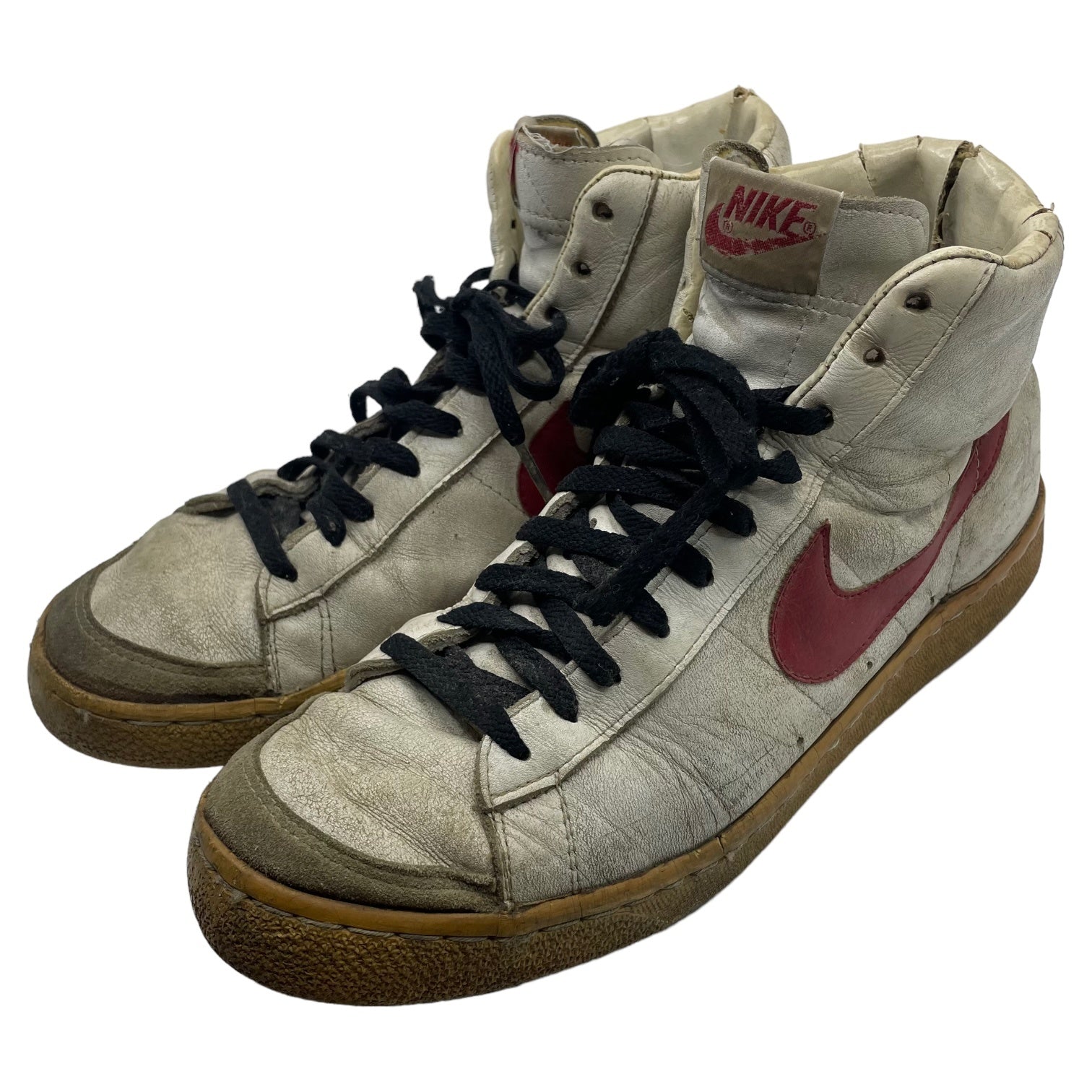 NIKE(ナイキ) 80's BLAZER HI ORIGINAL ブレザー ハイ オリジナル ヴィンテージ ハイカット スニーカー 800709ST SIZE 10 ホワイト×レッド