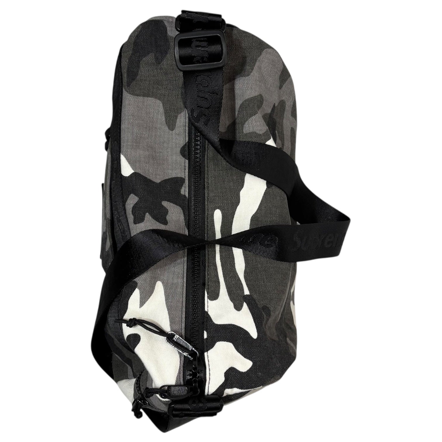 SUPREME(シュプリーム) 25SS Utility Bag Snow Camo ユーティリティ バッグ スノーカモ ショルダーバッグ グレー×ブラック