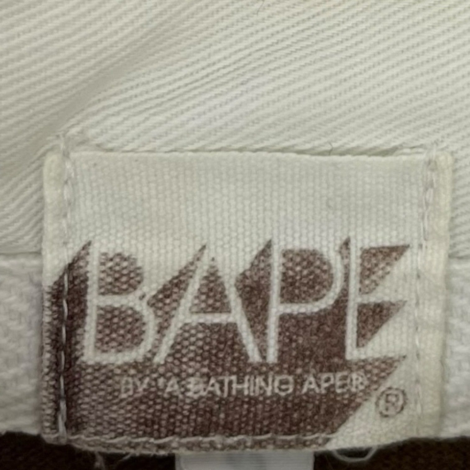 BAPE BY A BATHING APE(ベイプ バイ ア ベイシングエイプ) 00's One point logo switching long sleeve rugby shirt ワンポイント ロゴ 切替 長袖 ラグビーシャツ ラガーシャツ 猿 L パープル×グレー×ブラック