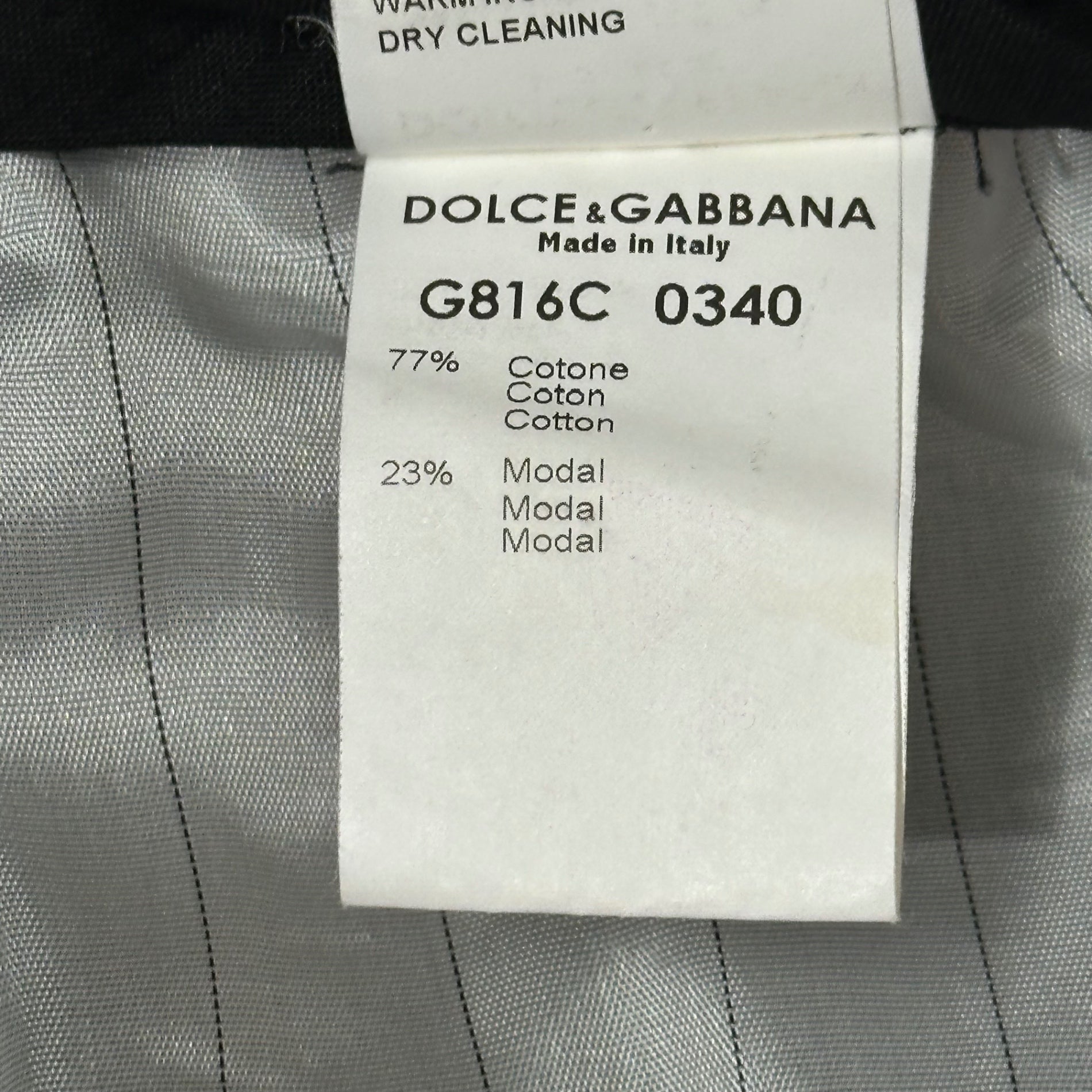 DOLCE&GABBANA(ドルチェ&ガッバーナドルガバ) 2000's Velvet 3-Piece Suit ベルベット 3ピース スーツ G816C 0340 48 パープル セットアップ