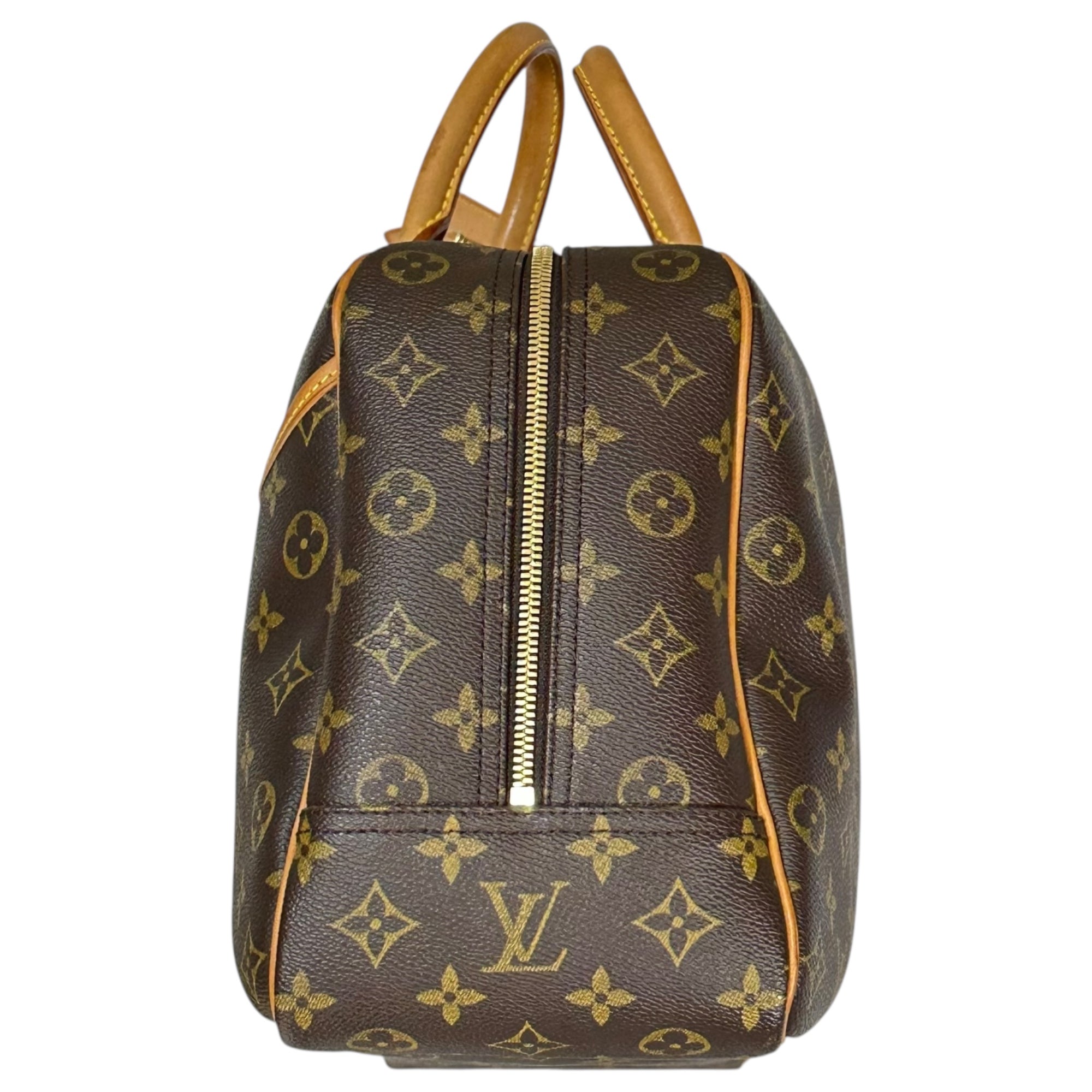 LOUIS VUITTON(ルイヴィトン) Deauville - Monogram ドーヴィル - モノグラム M47270 ブラウン 化粧品 ハンド バッグ ボストン MB0032