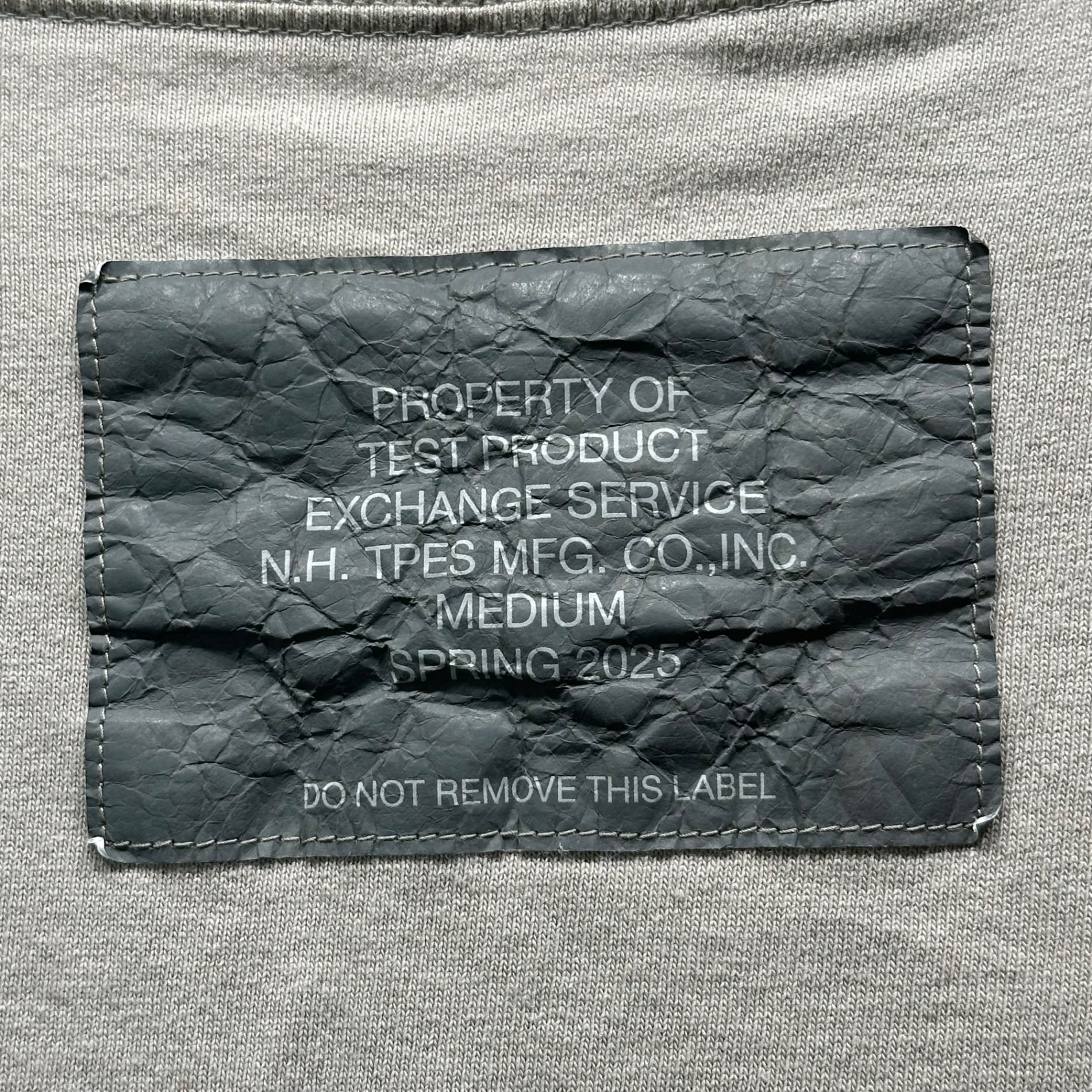 N.HOOLYWOOD(エヌハリウッド ミスターハリウッド) Vintage finish Drawstring Crew Neck T-Shirt ヴィンテージ加工 ドローコード クルーネック Tシャツ 9251-CS09-014 TEE 38(M程度) グレー×ブラック