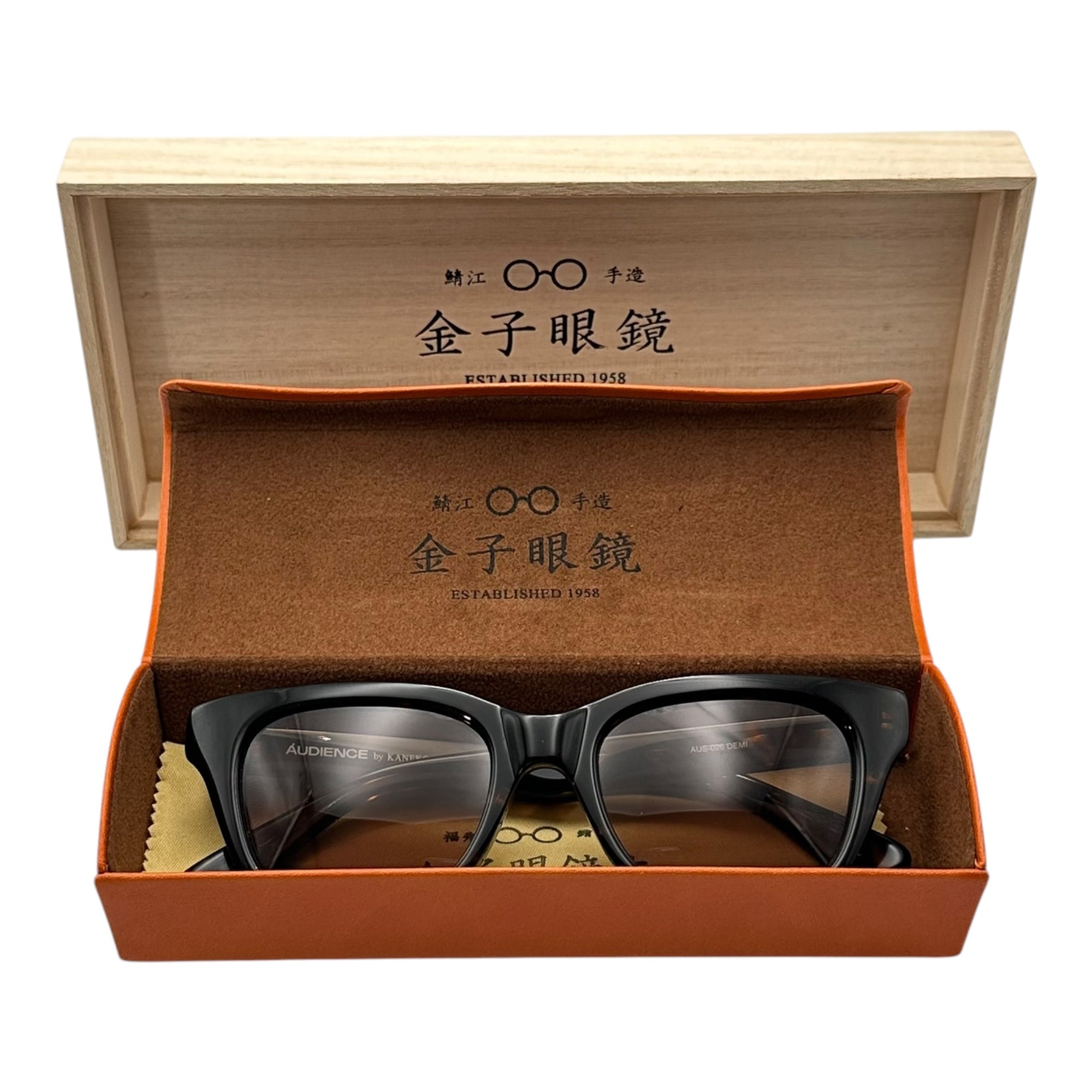 KANEKO OPTICAL(金子眼鏡) AUDIENCE Tortoiseshell wayfarer sunglasses オーディエンス ウエリントン サングラス 鼈甲 AUS-026 ブラウン