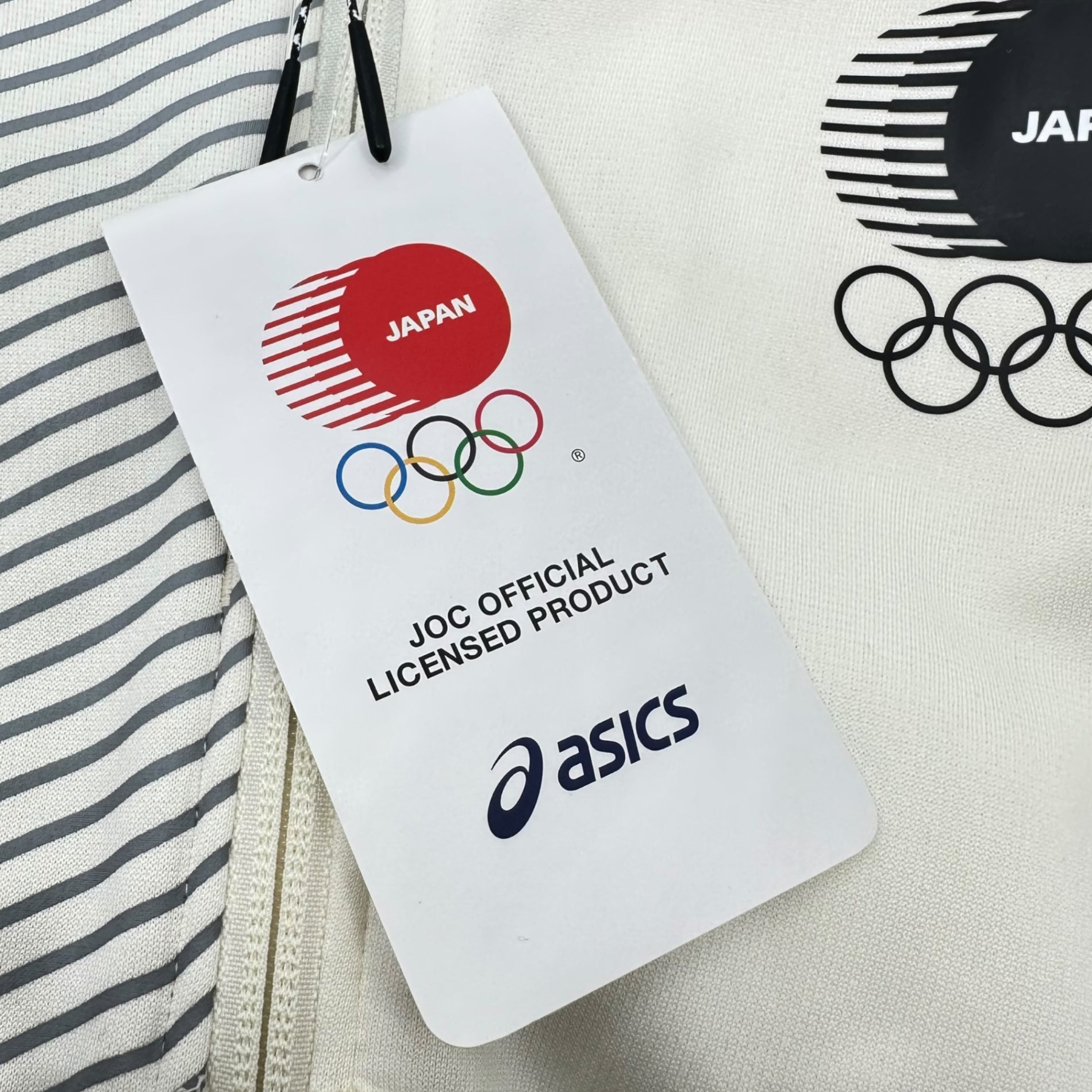 asics(アシックス) 2018 東京五輪 トレーニング ジャケット (JOCエンブレム) XA400X XL ホワイト×ブラック ジャージ ブルゾン ウェア オリンピック