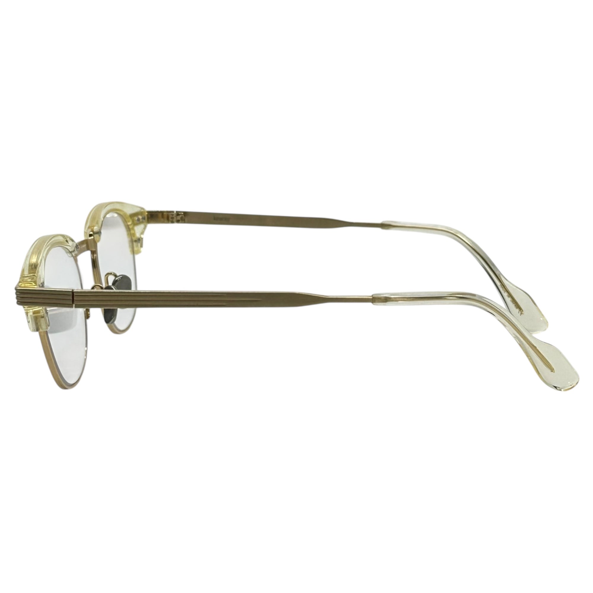 kearny(カーニー) tommy Yellow Gold Color Frame Eyeglasses トミー イエローゴールド カラー 眼鏡 メガネ サングラス 48□21-145 イエローゴールド×クリアレンズ