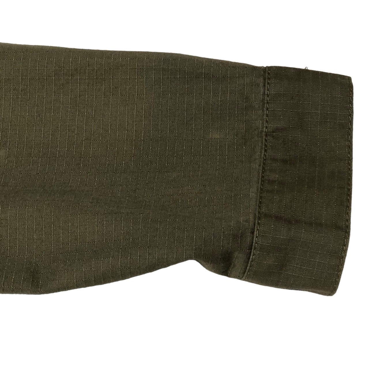 DIESEL(ディーゼル) bicolor trucker jacket バイカラー トラッカージャケット L カーキ×ベージュ