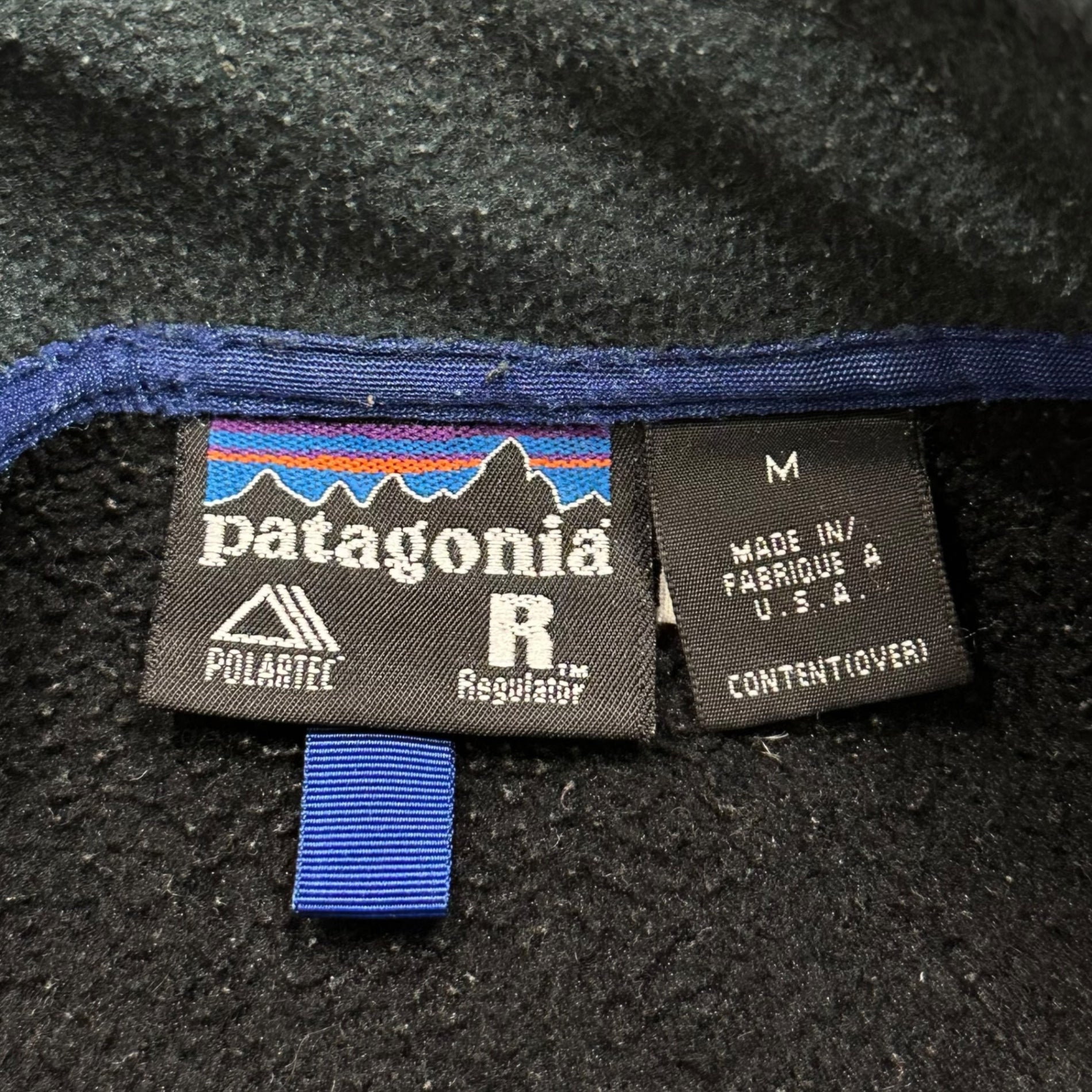 Patagonia(パタゴニア) 2000's R2 Fleece Zip-Up Jacket フリース ジップアップ ジャケット STY:25130 M ブラック 2000年製造 00's