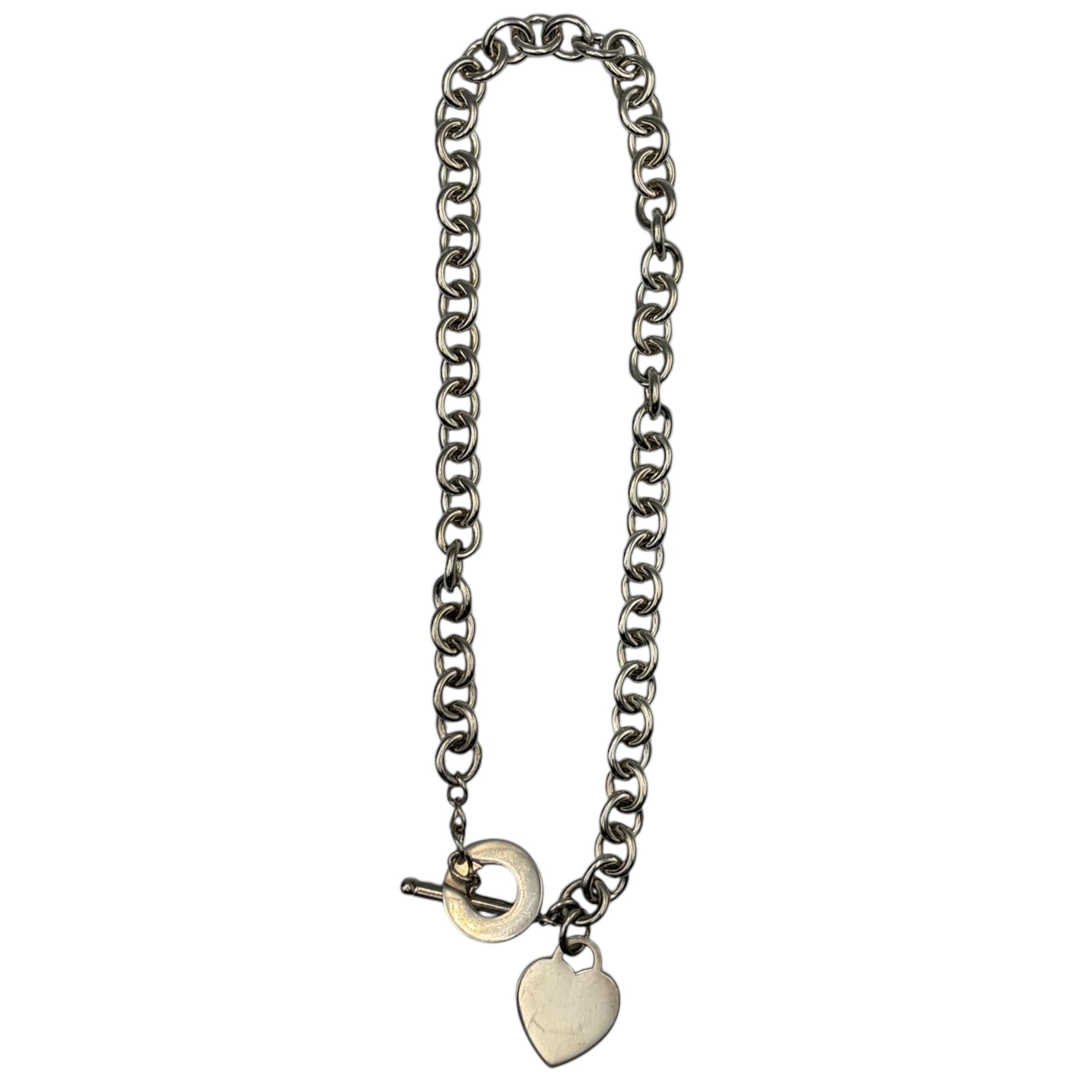 TIFFANY & CO.(ティファニー) Toggle Chain Heart Necklace トグル チェーン ハート ネックレス シルバー