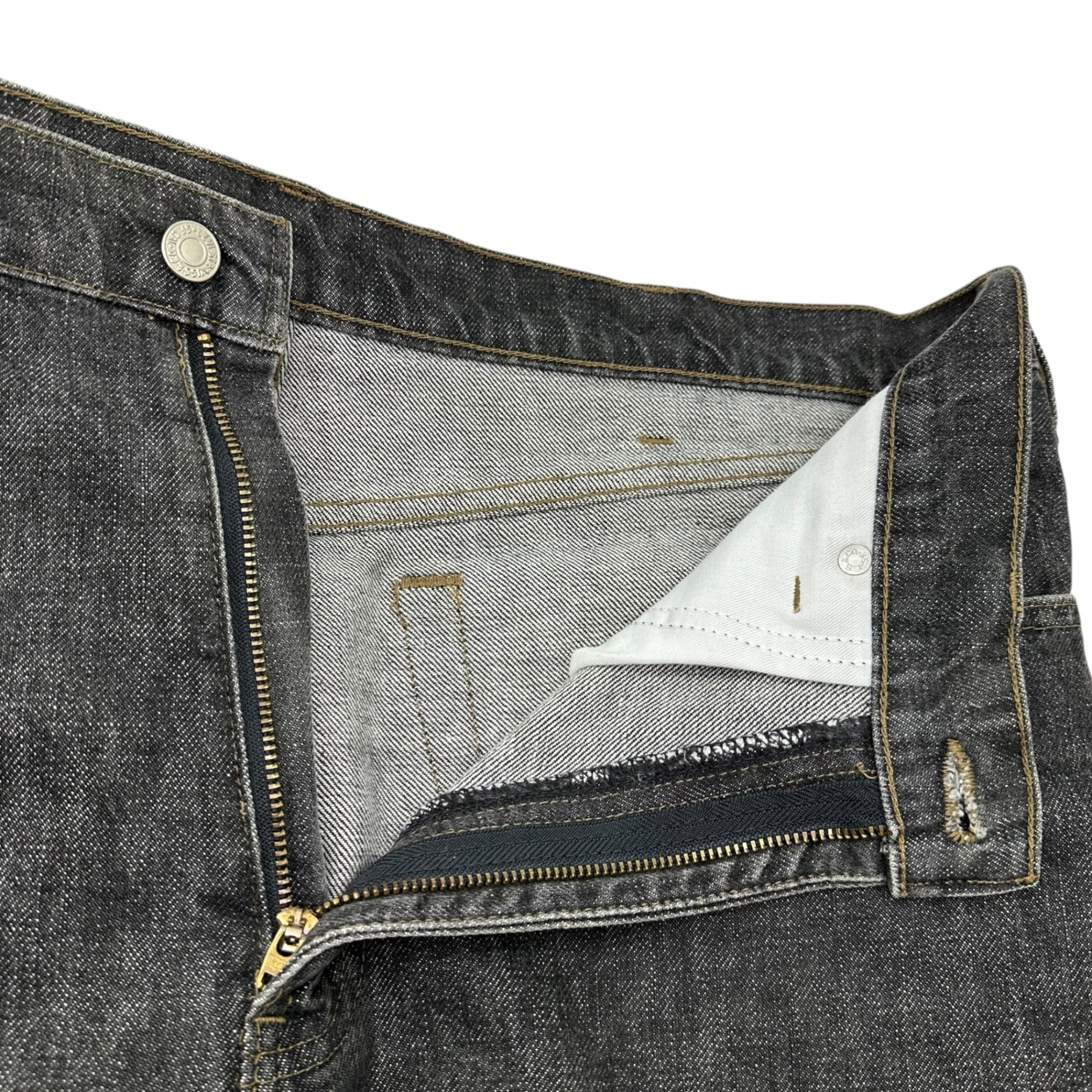 Levi's(リーバイス) 90's 603 Yarn-dyed black denim pants 先染め ブラック デニム パンツ 603-0206 W36 ブラック 90年代 日本製 ヴィンテージ