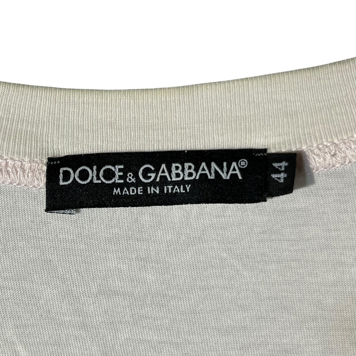 DOLCE&GABBANA(ドルチェ&ガッバーナドルガバ) TMT 2006© ”Mariyn Monroe" PRINT TEE マリリンモンロー フォト Tシャツ 44(S程度) ホワイト LLC by OMG Worldwide 00s