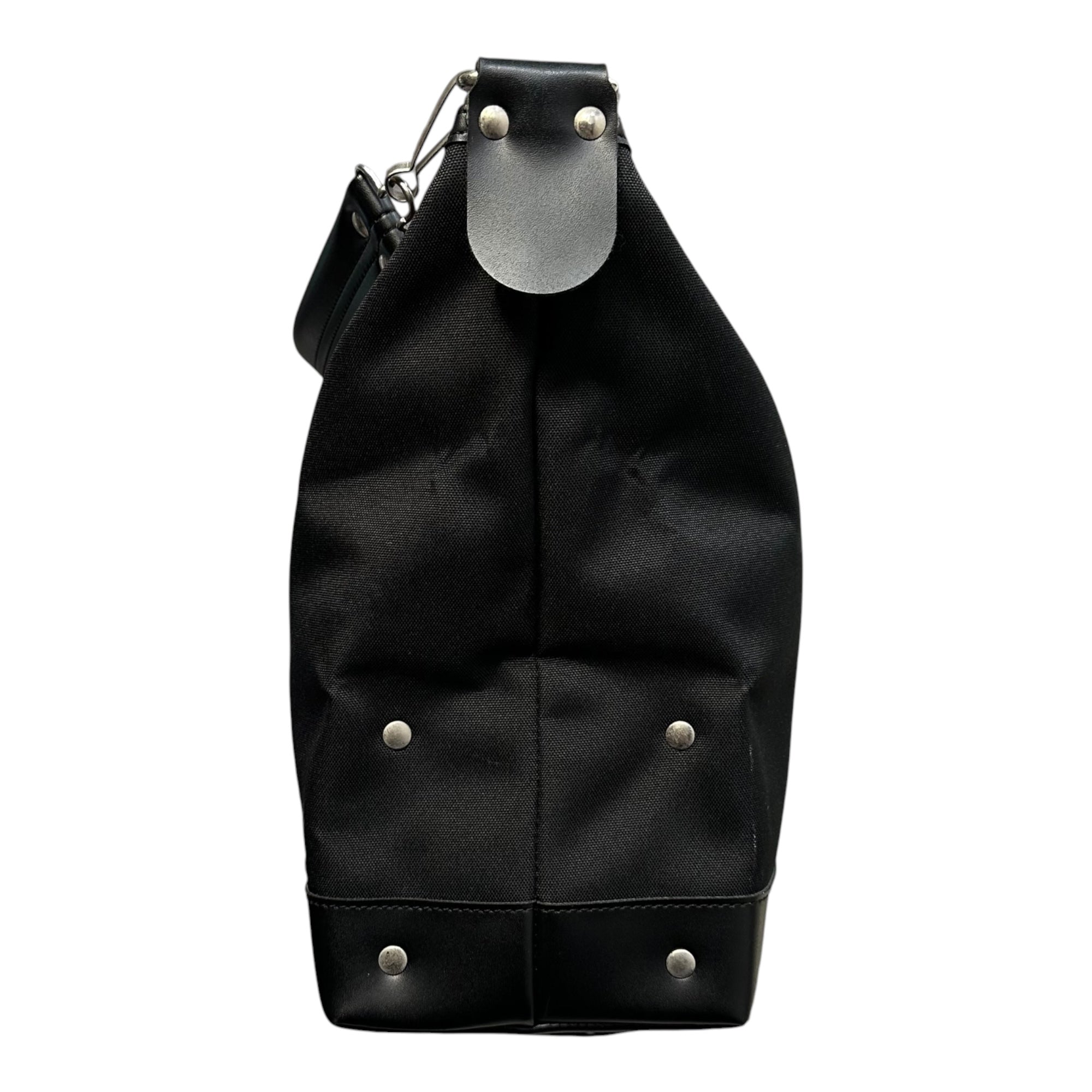 BLACK COMME des GARCONS(ブラックコムデギャルソン) Logo Shoulder Bag ロゴ ショルダー バッグ 1N-K 202 ブラック ワンショルダー