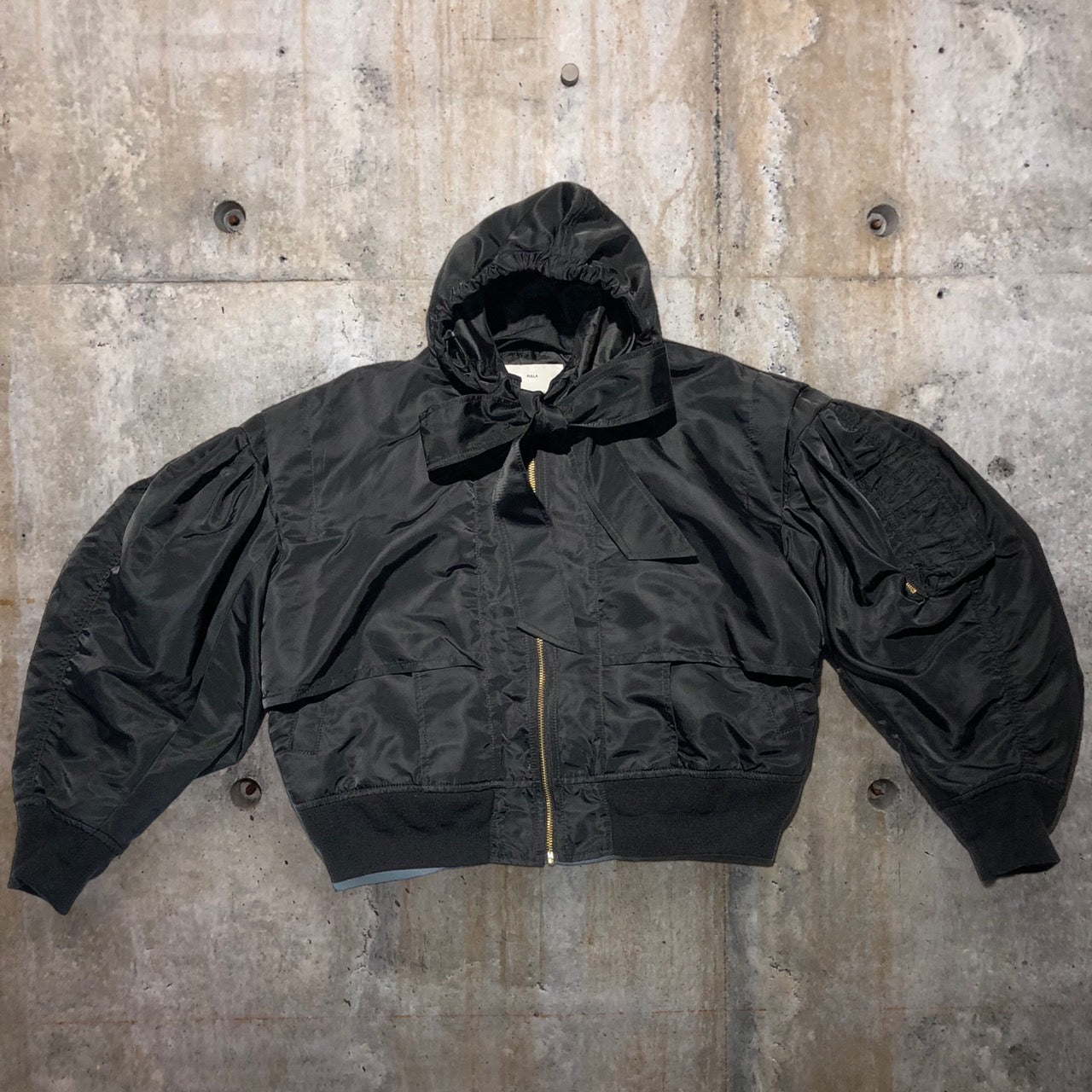 TOGA PULLA(トーガプルラ) 20AW Nylon Twill Blouson/MA-1 ジャケット TP02-FC235 38(Mサイズ程度) ブラック