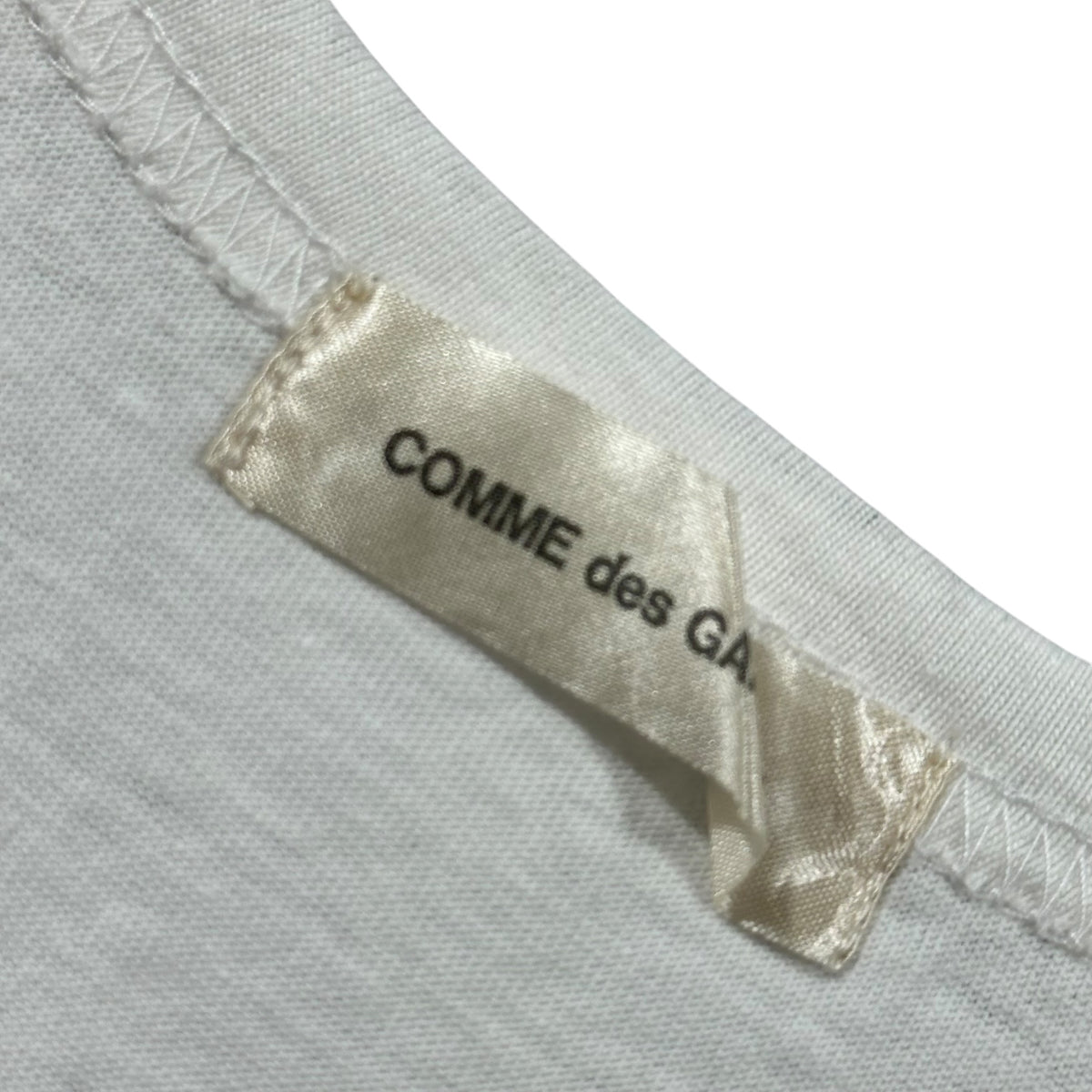 COMME des GARCONS(コムデギャルソン) 2004AW Mesh sleeveless t-shirt メッシュ ノースリーブ Tシャツ GN-T014 表記無(M程度) ホワイト×ブラック 00's AD2004
