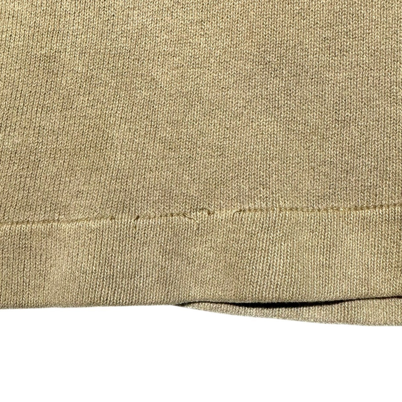 STONE ISLAND(ストーンアイランド) 98AW Half-Zip & Button Sweatshirt Pullover Shirt ハーフジップ&ボタン スウェット プルオーバー シャツ 29156E43 L ベージュ 90's 90年代 アーカイブ