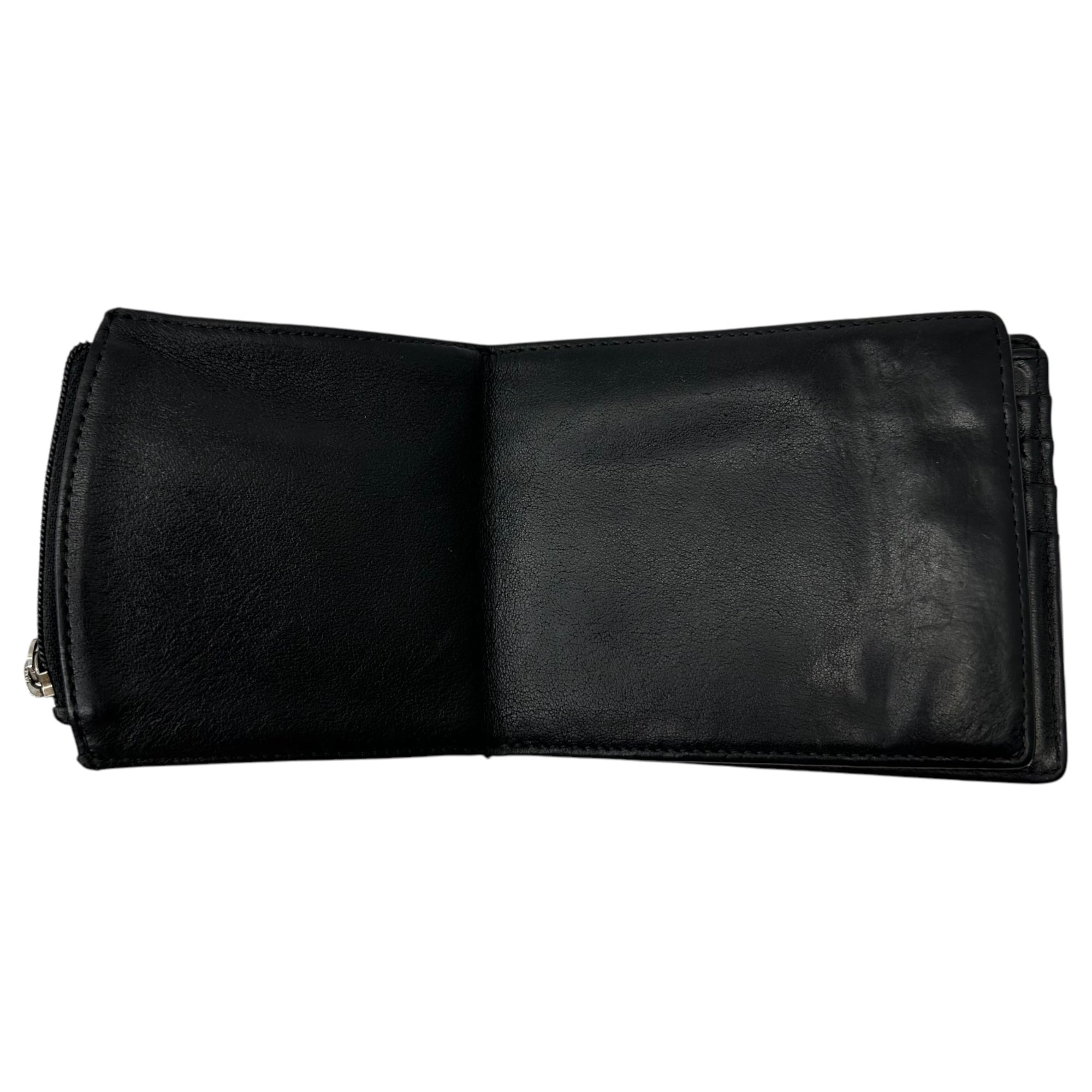 Maison Martin Margiela(メゾン マルタンマルジェラ) Leather Bifold Wallet レザー 二つ折り 財布 ブラック