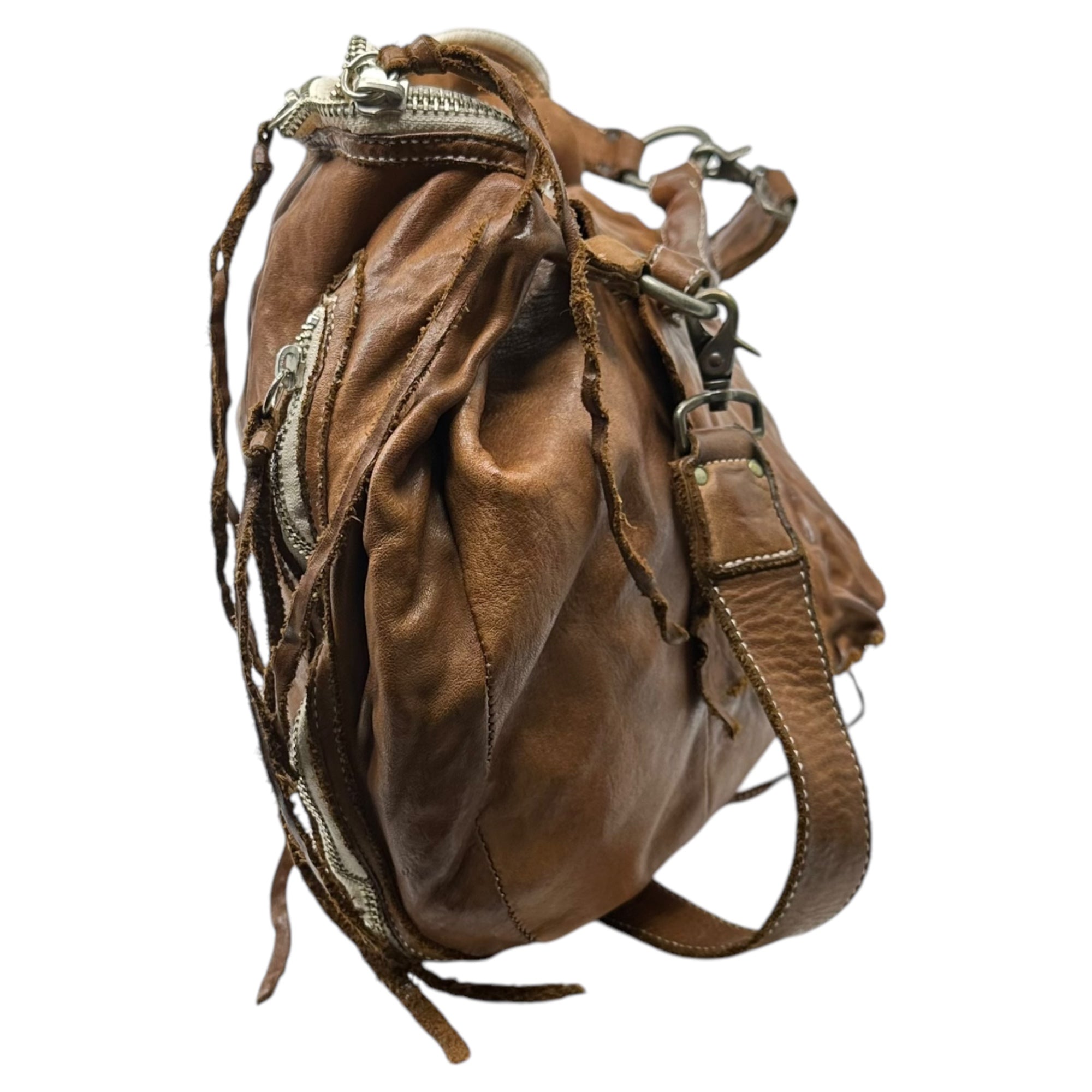 SISII(シシ) 2AWY Leather Shoulder Bags レザー ショルダー バッグ ブラウン