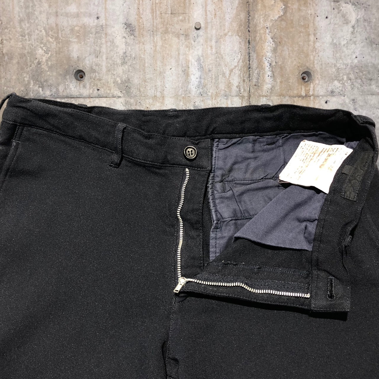 COMME des GARCONS HOMME(コムデギャルソンオム) 09AWポリ縮絨クロップドスラックス HD-P111 XS ネイビー AD2009