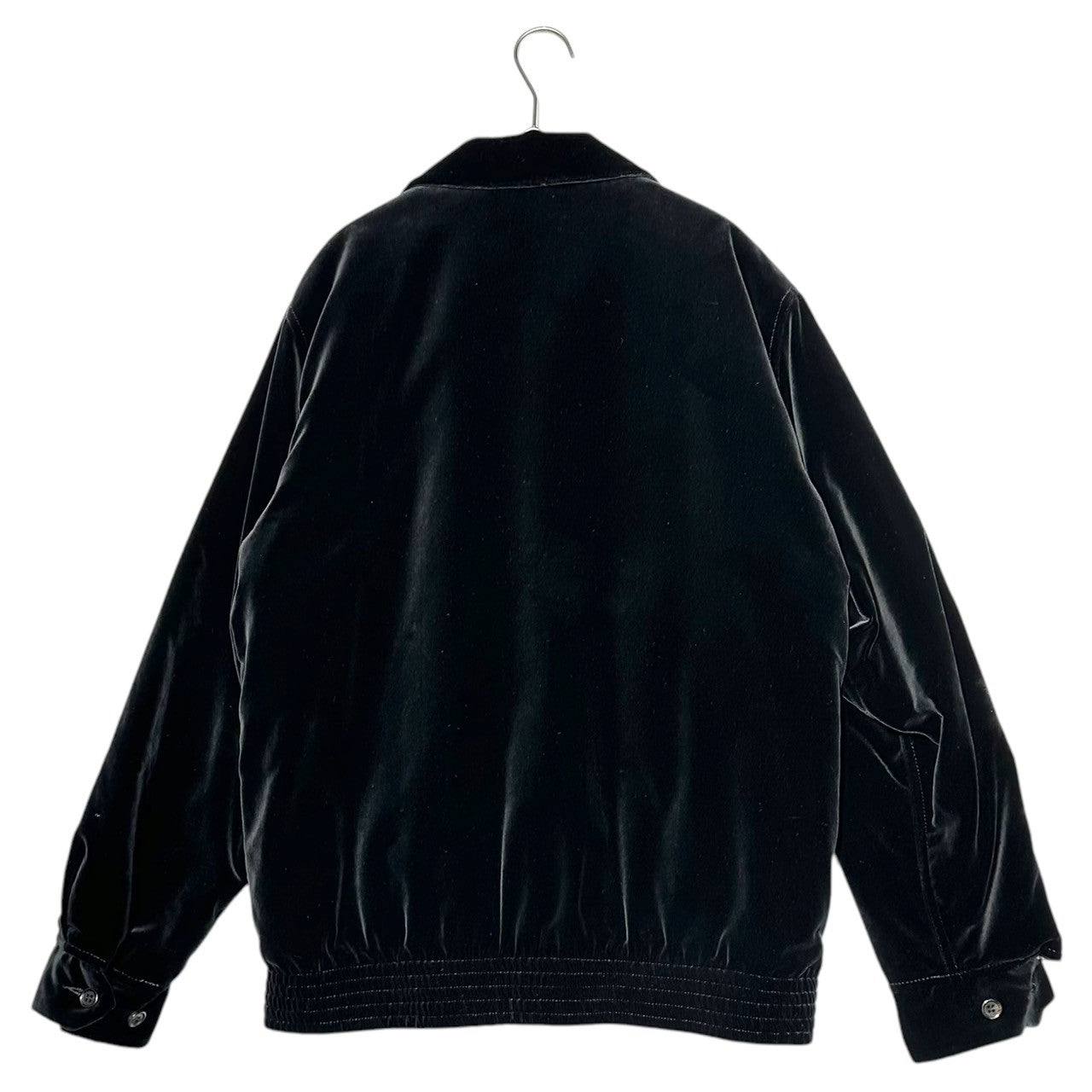 Mcgregor×WACKO MARIA(マックレガー×ワコマリア) VELVET ANTI FREEZE JACKET ベルベット アンチ フリーズ ジャケット 113110701 S ブラック ベロア 裏ボア ブルゾン コラボ