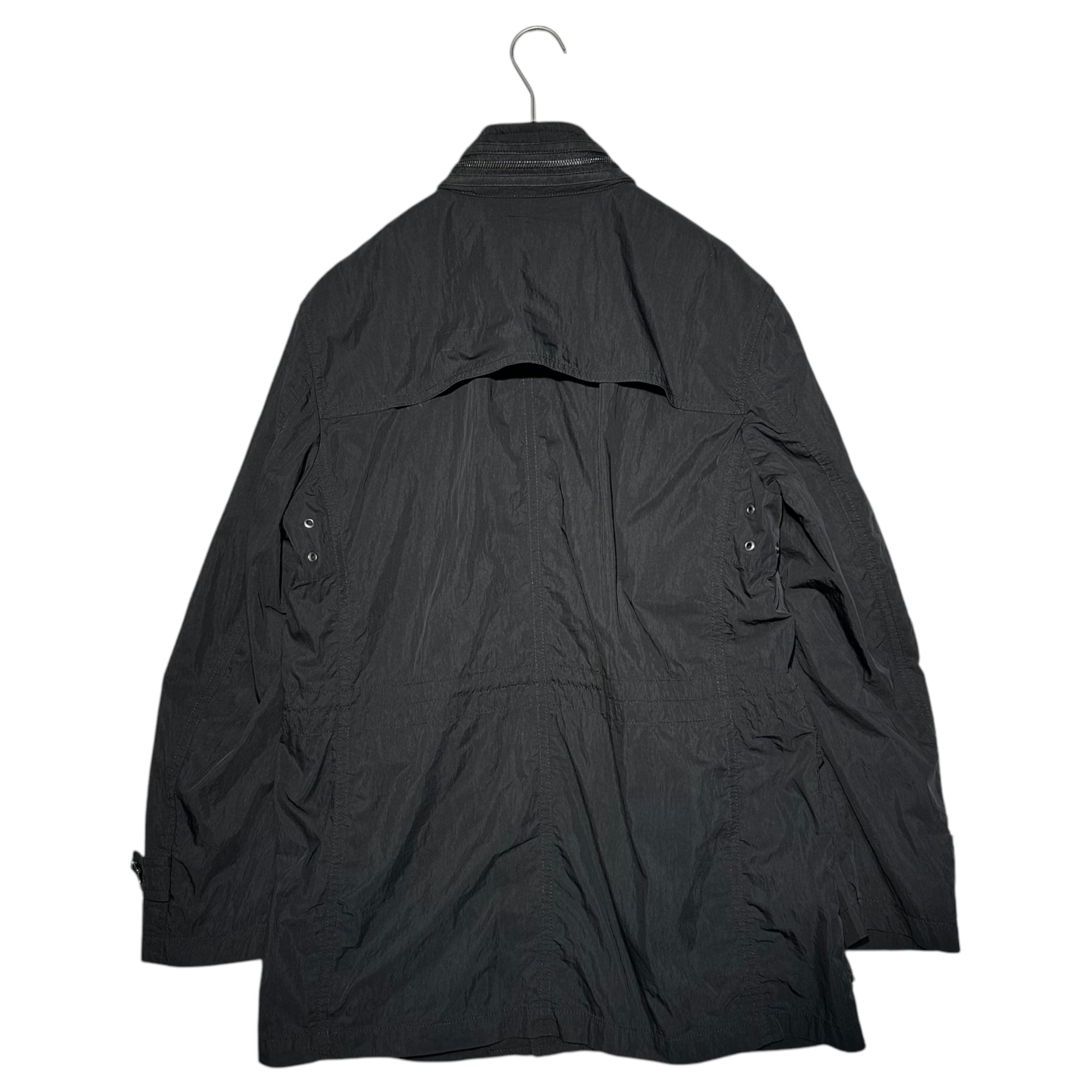 BURBERRY LONDON(バーバリーロンドン) Nylon Military Sampling Jacket Coat ナイロン ミリタリーサンプリング ジャケット コート A1A18-701-09 M ブラック