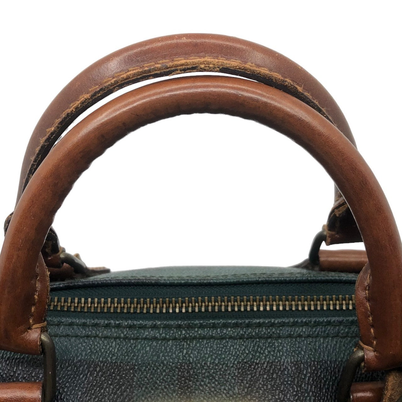 POLO RALPH LAUREN(ポロラルフローレン) old check mini boston bag オールド チェック ミニボストン バッグ グリーン