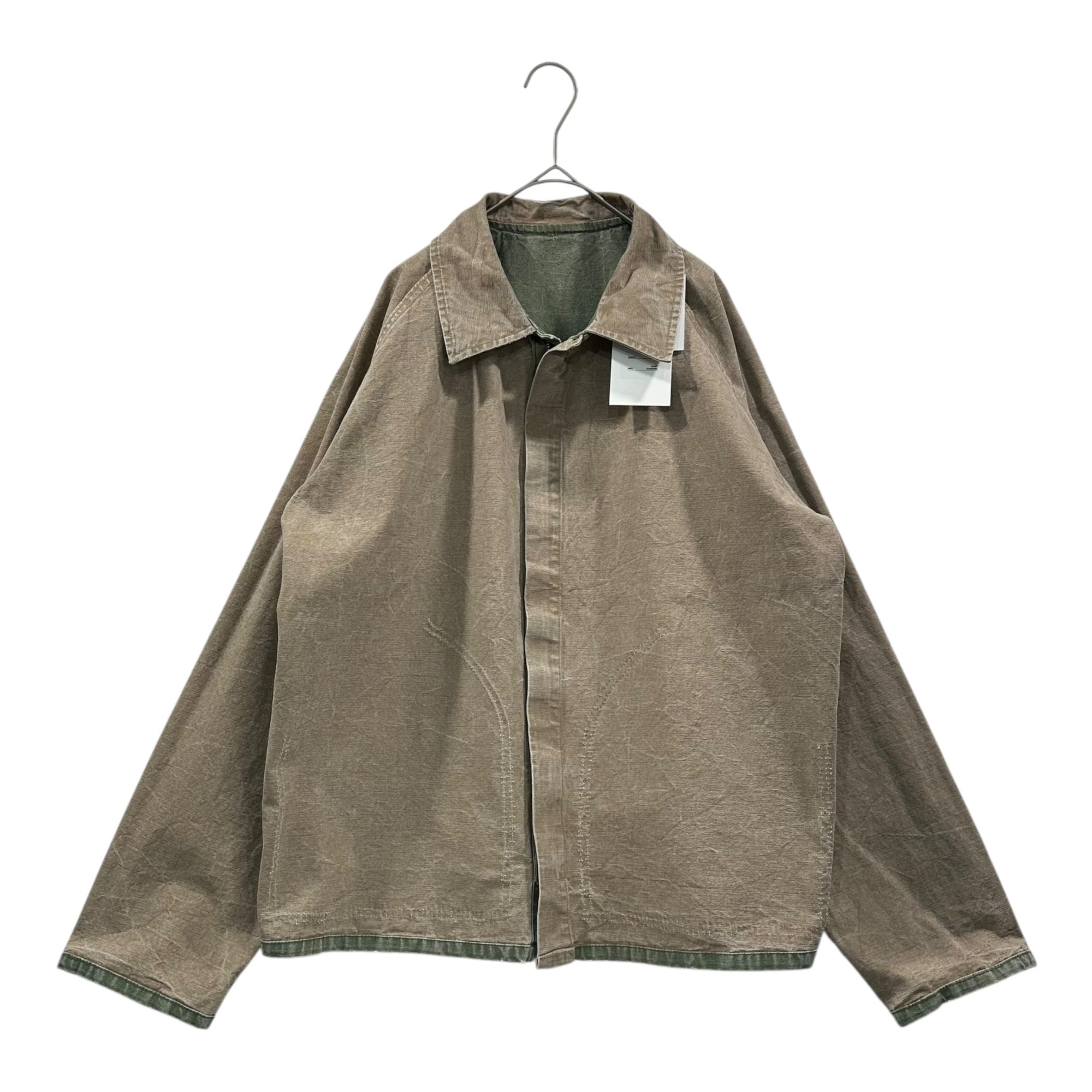 A.PRESSE(アプレッセ) 23AW Hunting Jacket ハンティング ジャケット 23AAP-01-13H 1 グリーン ジップアップ ミリタリー