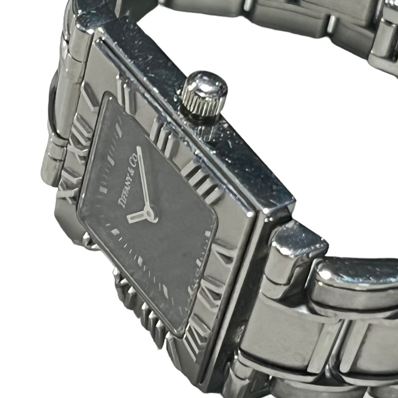 TIFFANY & CO.(ティファニー) ATLAS square watch アトラス 四角 腕時計 13579962 シルバー ウォッチ レディース